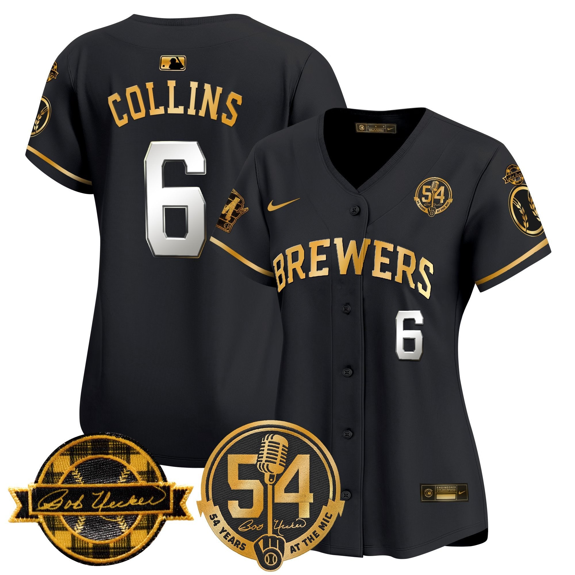 Women’s Milwaukee ‘Bob Uecker – 54 Seasons for ’ Vapor Premier Limited Jersey