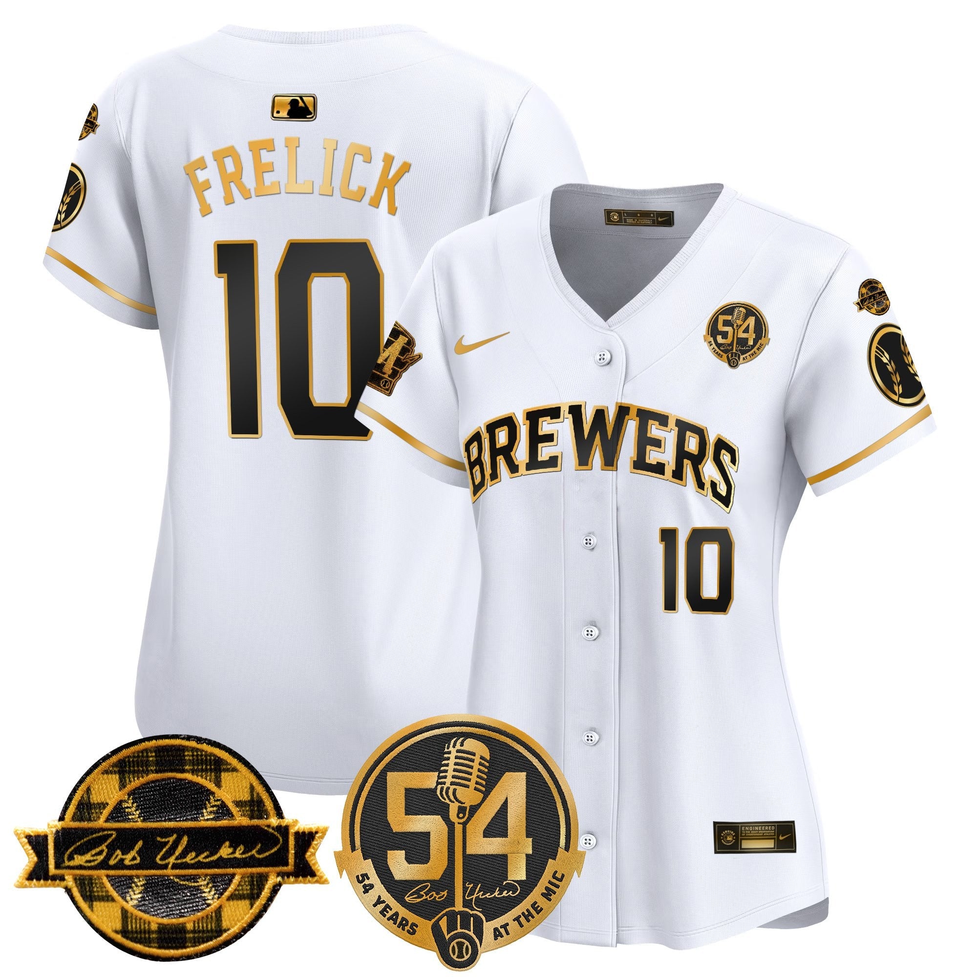 Women’s Milwaukee ‘Bob Uecker – 54 Seasons for ’ Vapor Premier Limited Jersey