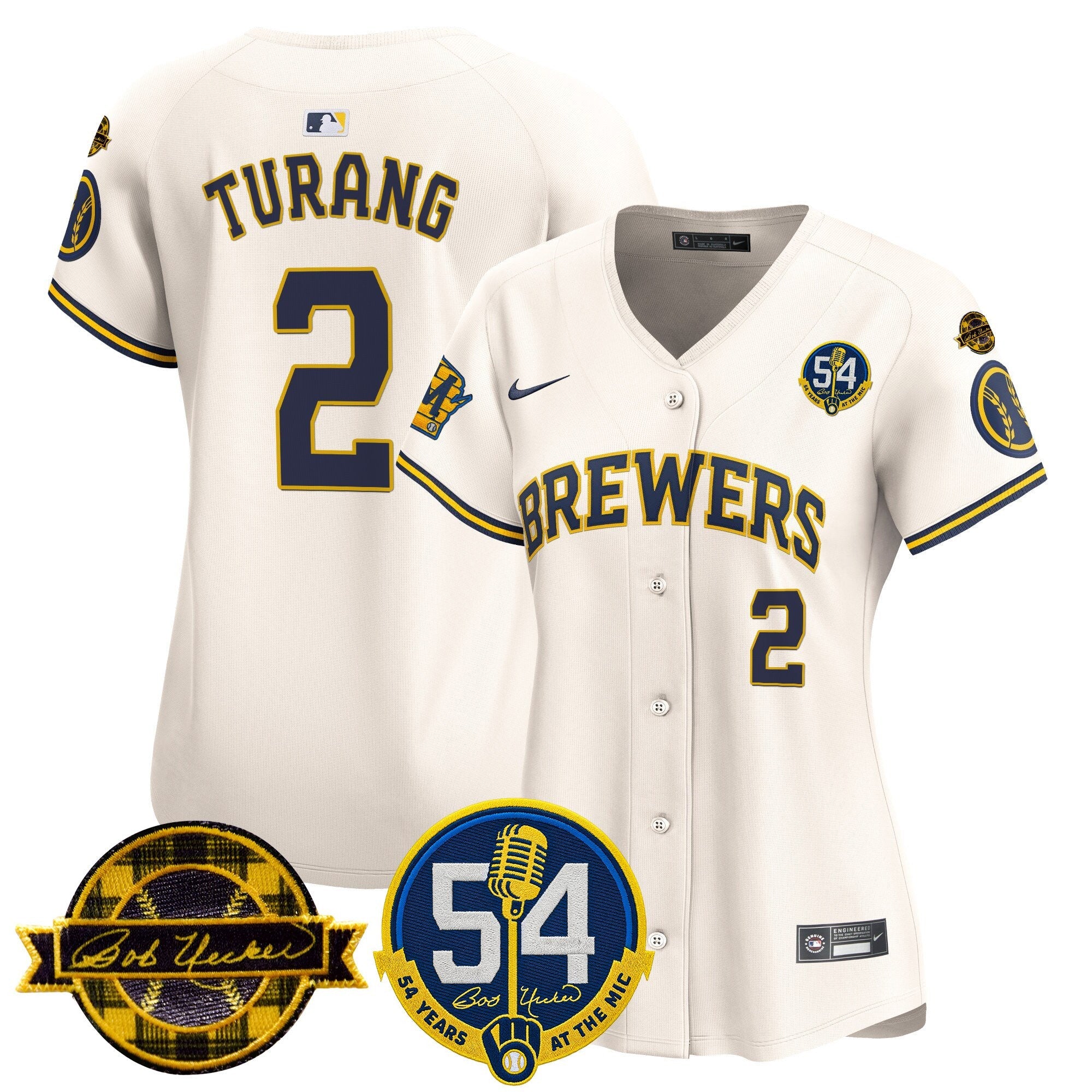 Women’s Milwaukee ‘Bob Uecker – 54 Seasons for ’ Vapor Premier Limited Jersey