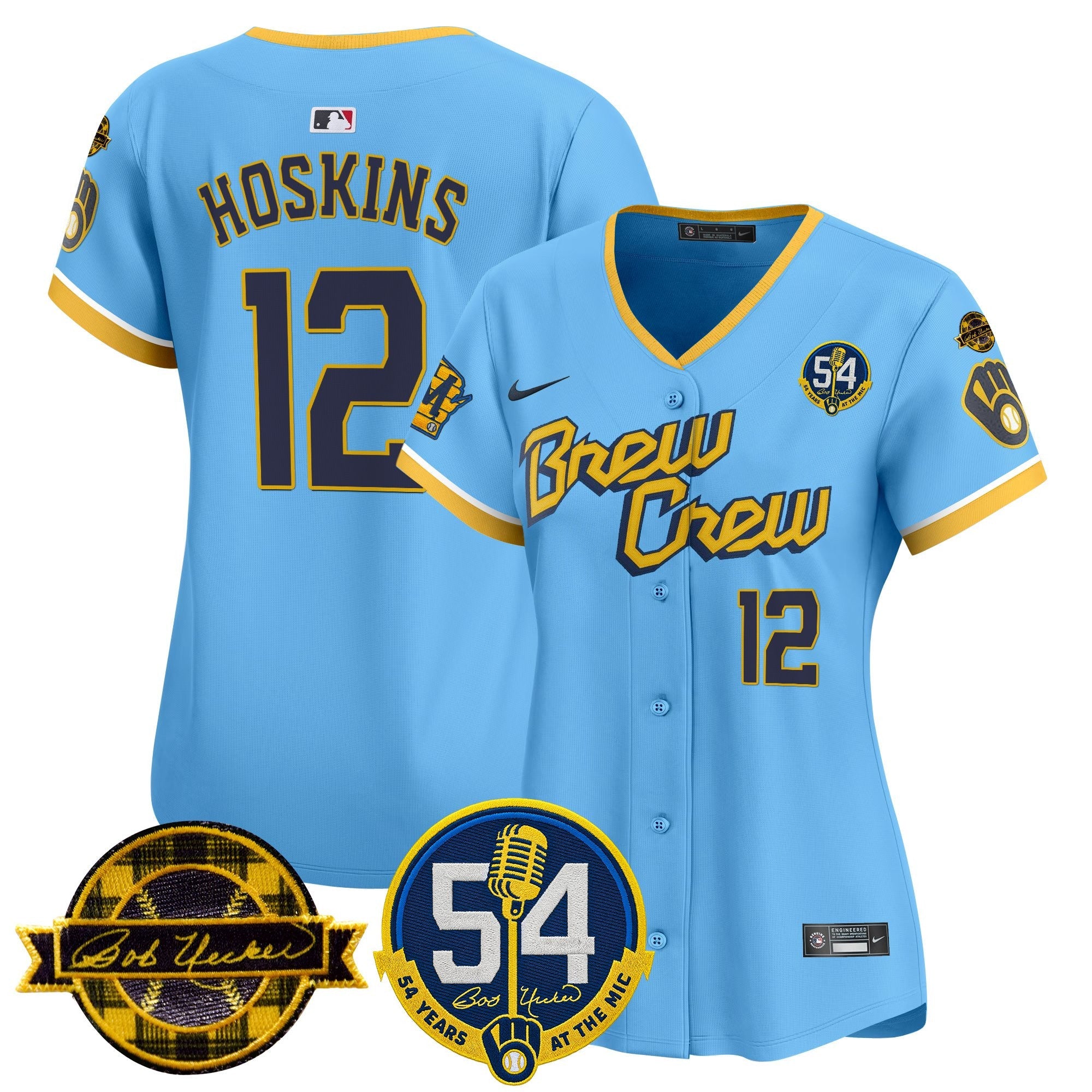 Women’s Milwaukee ‘Bob Uecker – 54 Seasons for ’ Vapor Premier Limited Jersey