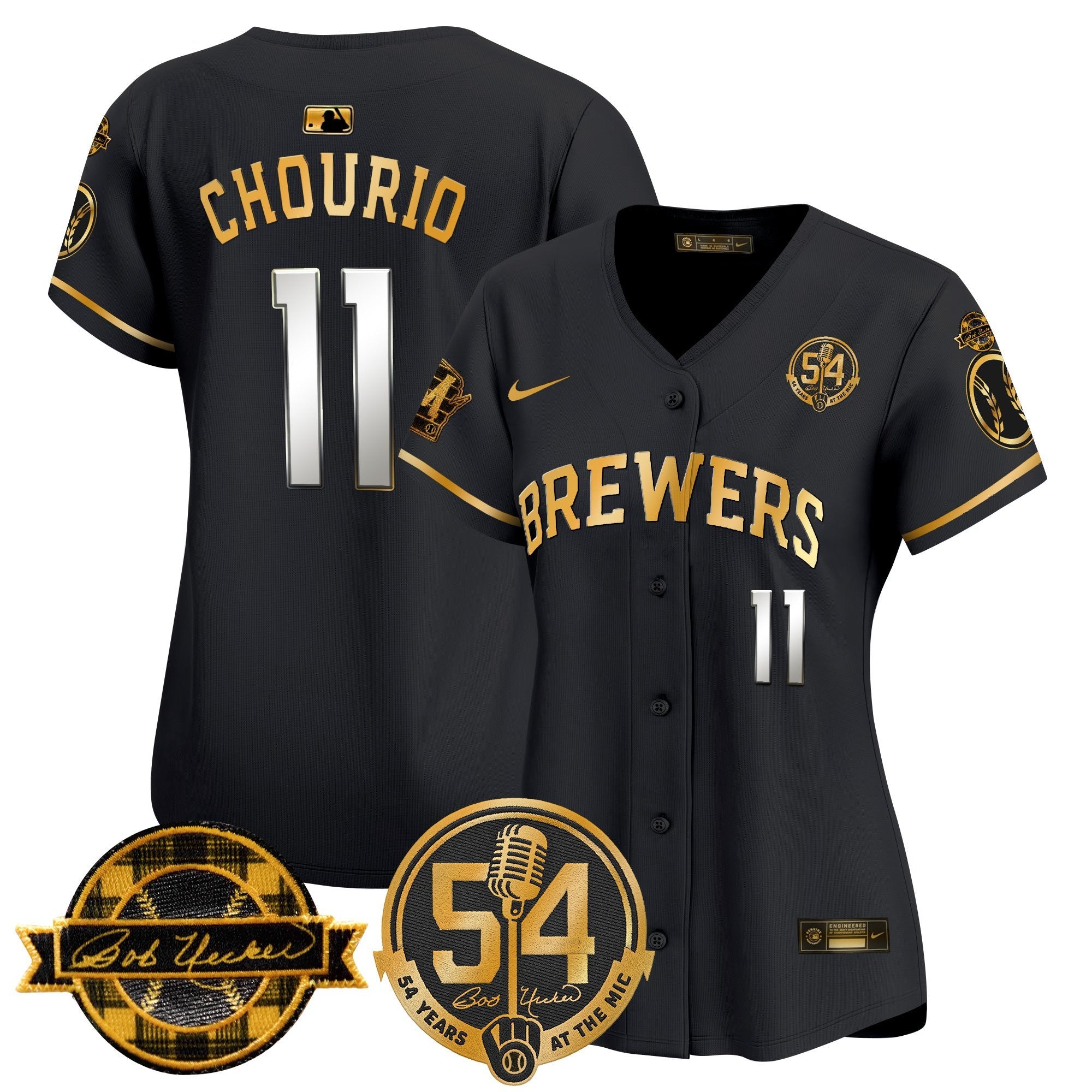 Women’s Milwaukee ‘Bob Uecker – 54 Seasons for ’ Vapor Premier Limited Jersey