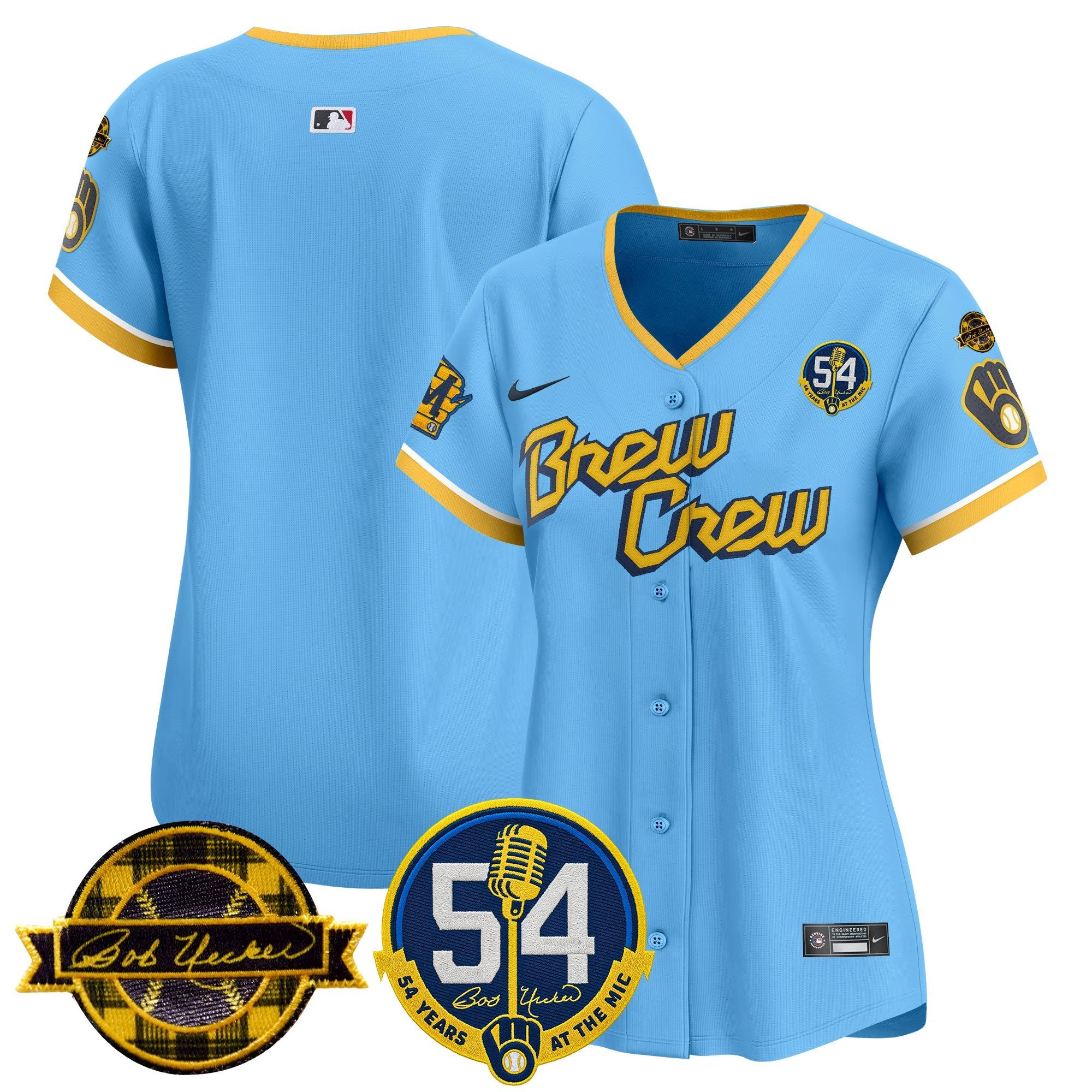 Women’s Milwaukee ‘Bob Uecker – 54 Seasons for ’ Vapor Premier Limited Jersey