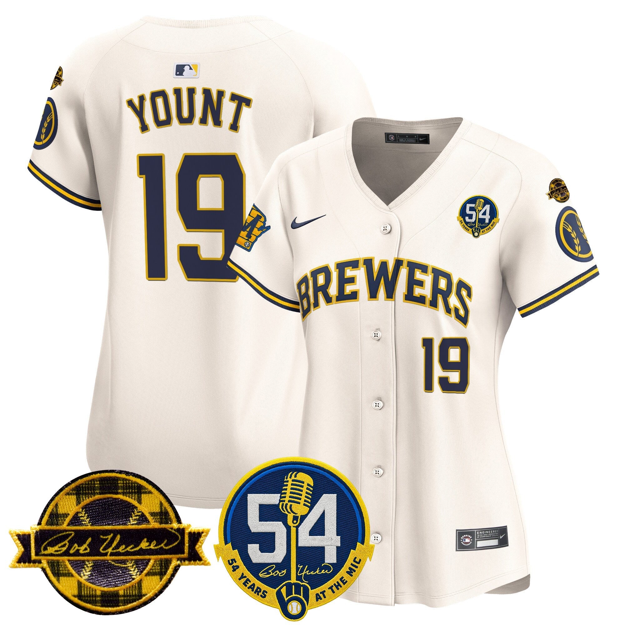 Women’s Milwaukee ‘Bob Uecker – 54 Seasons for ’ Vapor Premier Limited Jersey