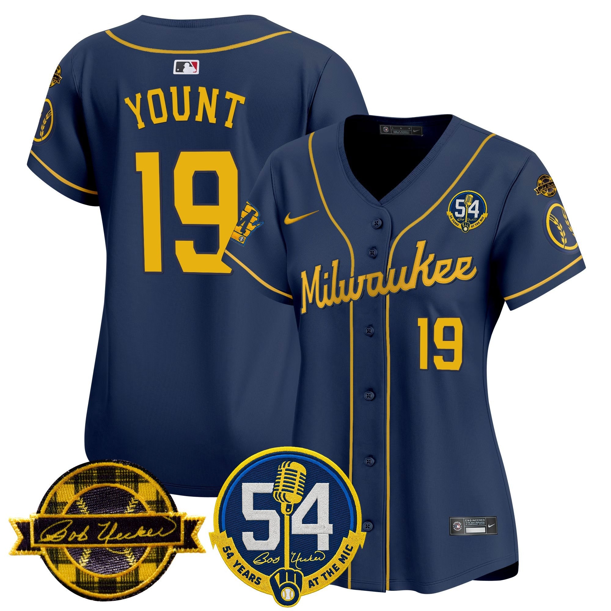 Women’s Milwaukee ‘Bob Uecker – 54 Seasons for ’ Vapor Premier Limited Jersey