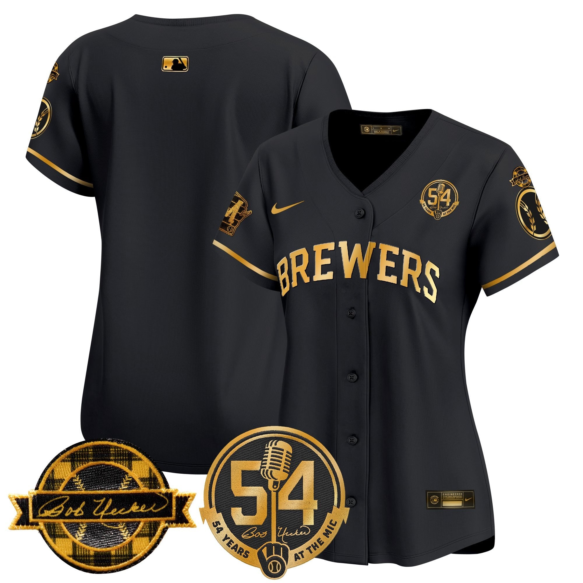 Women’s Milwaukee ‘Bob Uecker – 54 Seasons for ’ Vapor Premier Limited Jersey