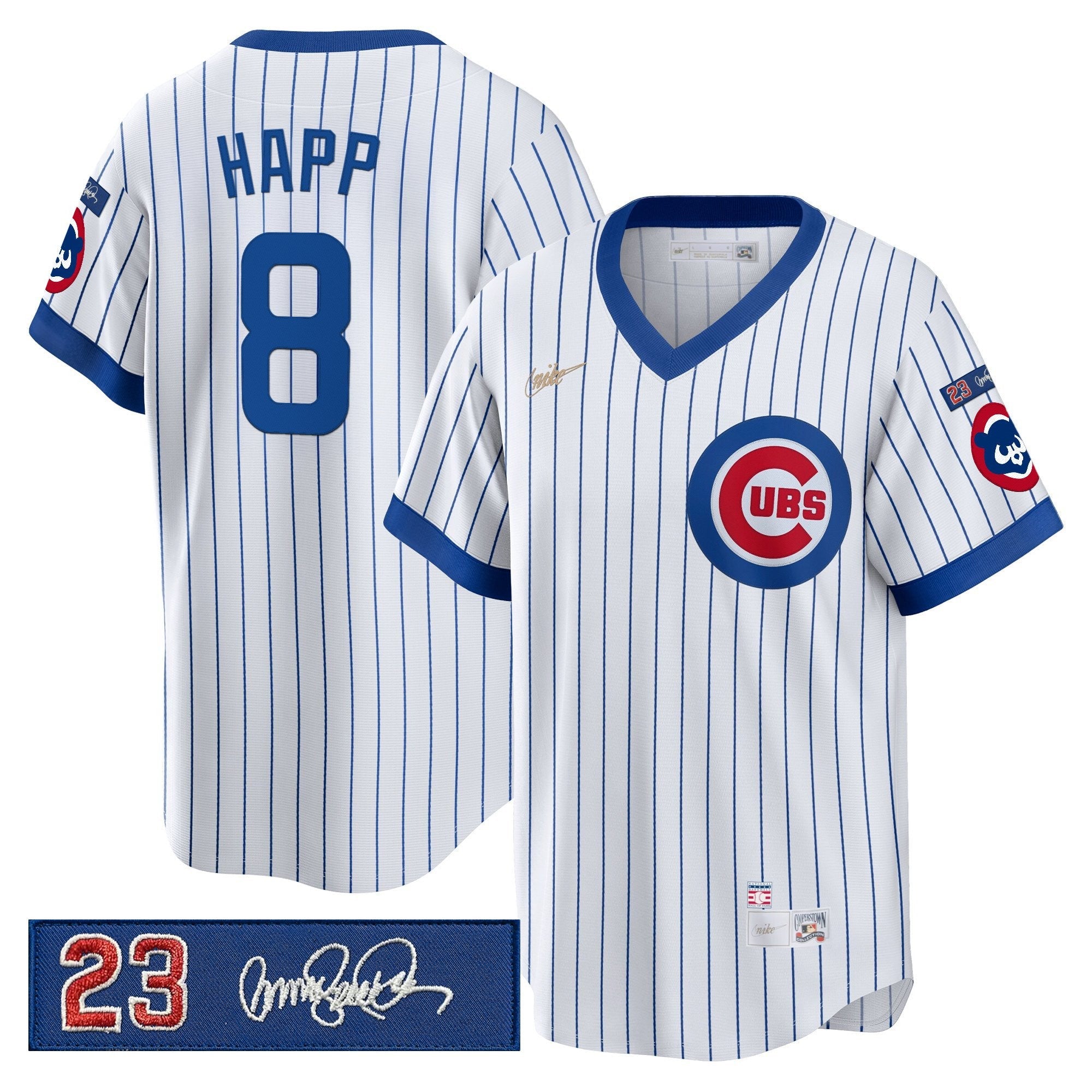 Men’s Chicago ‘Ryne Sandberg Tribute Patch’ Cooperstown Jersey
