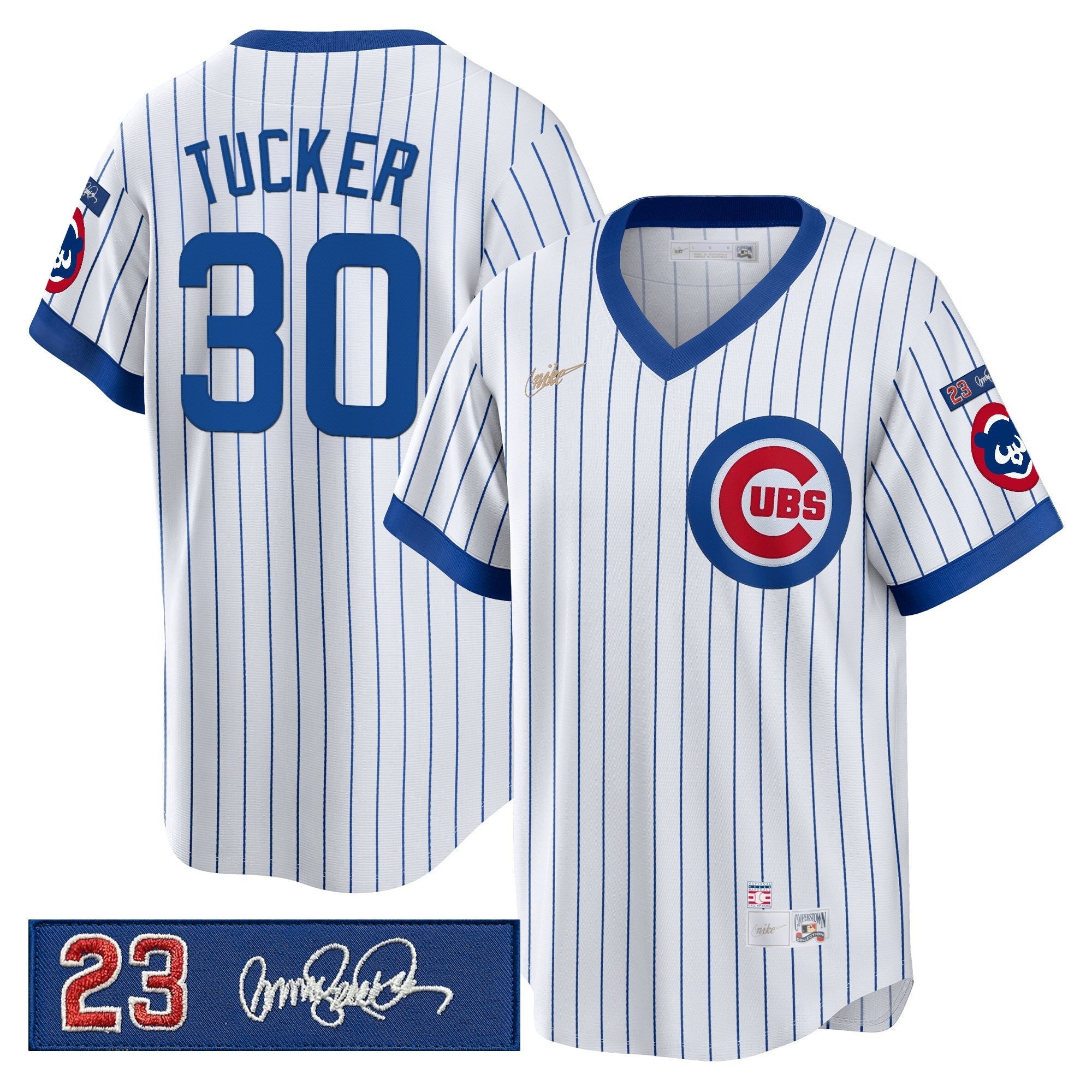 Men’s Chicago ‘Ryne Sandberg Tribute Patch’ Cooperstown Jersey