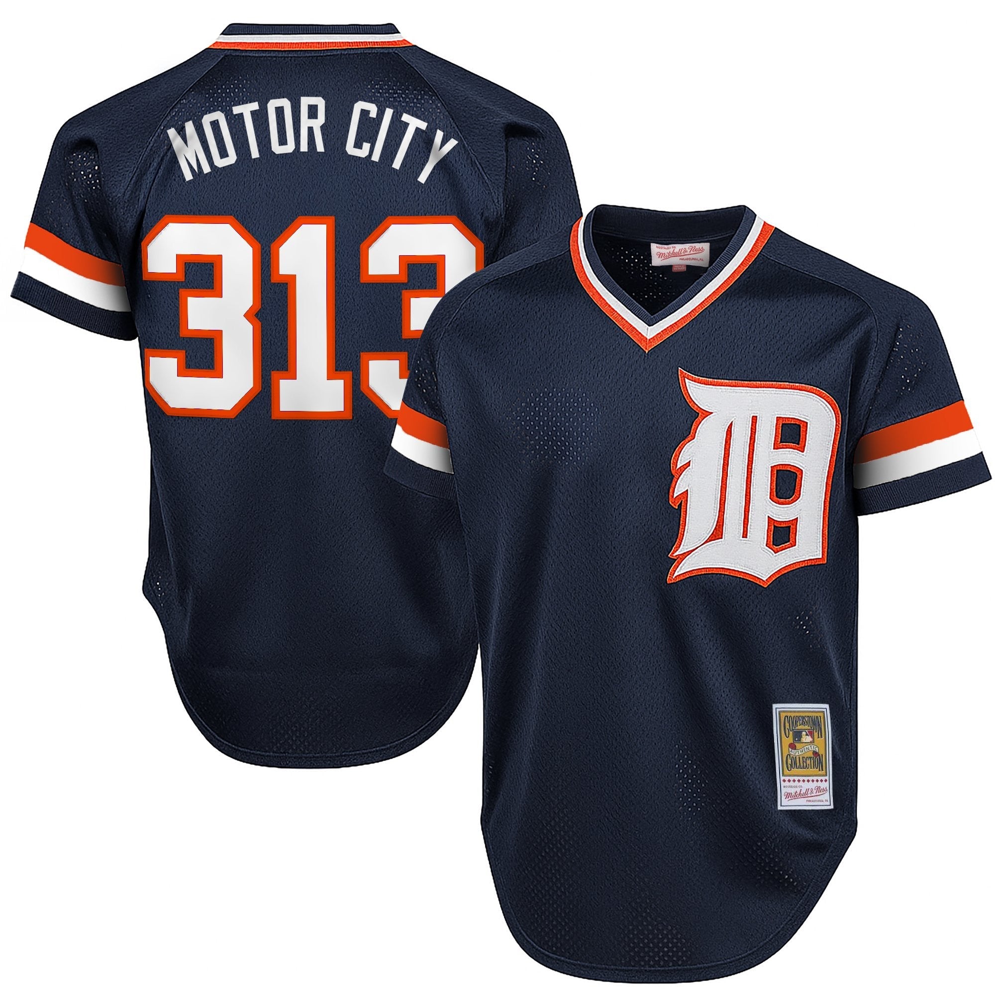 Men’s Detroit Throwback Jersey – Cooperstown Collection
