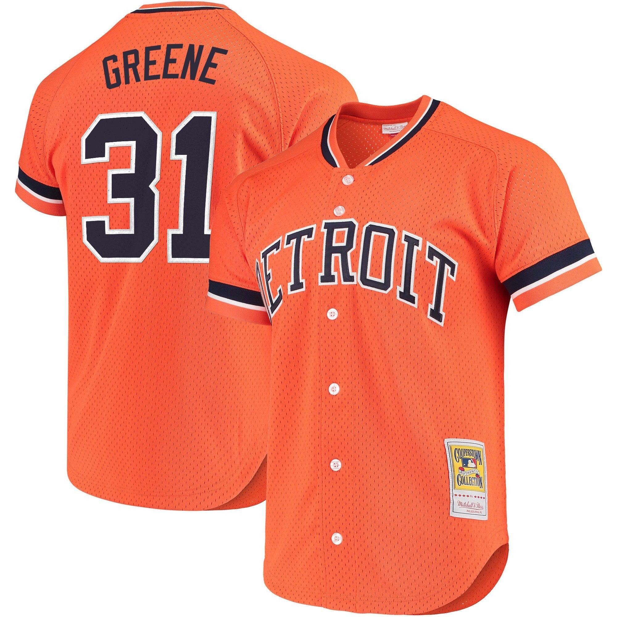 Men’s Detroit Throwback Jersey – Cooperstown Collection