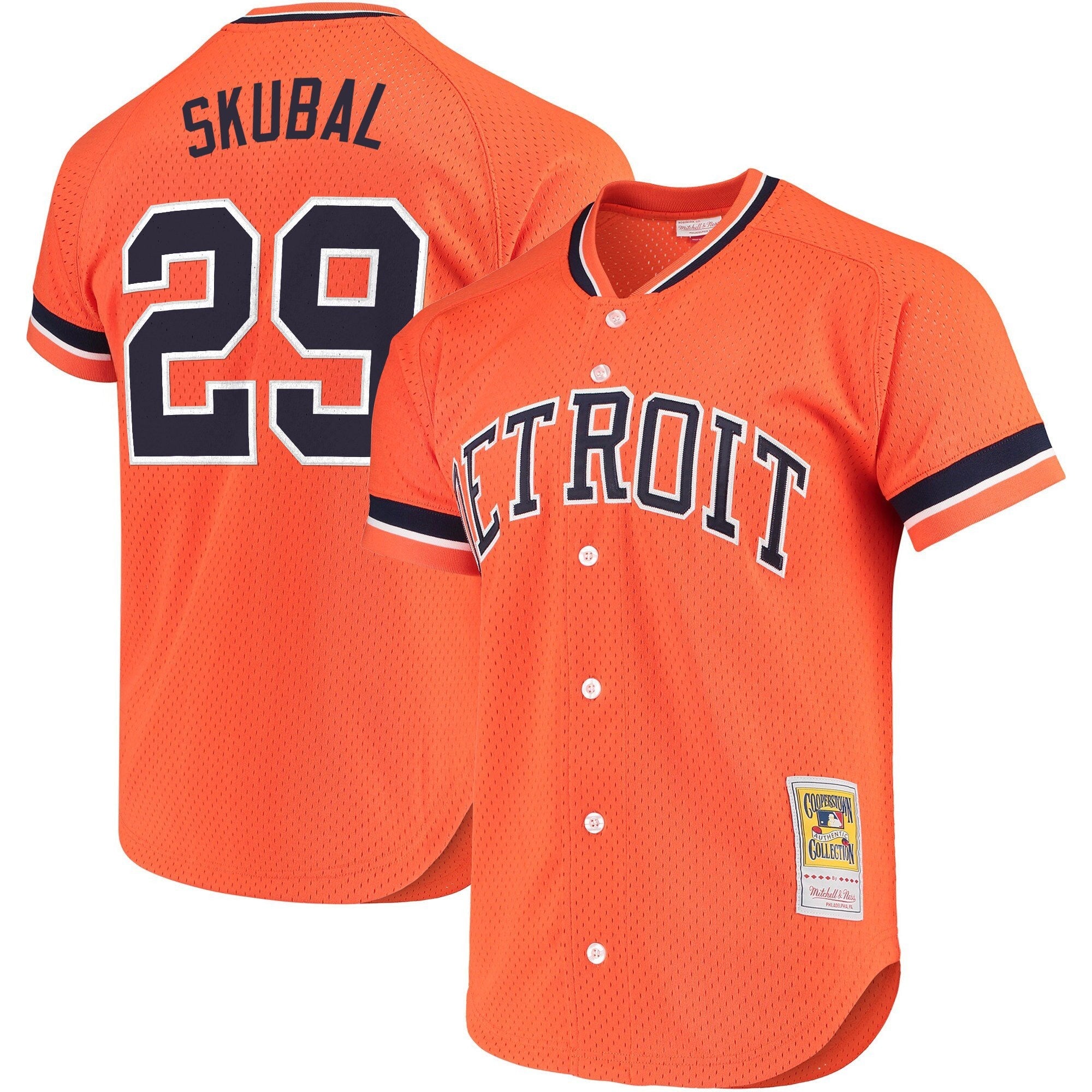 Men’s Detroit Throwback Jersey – Cooperstown Collection