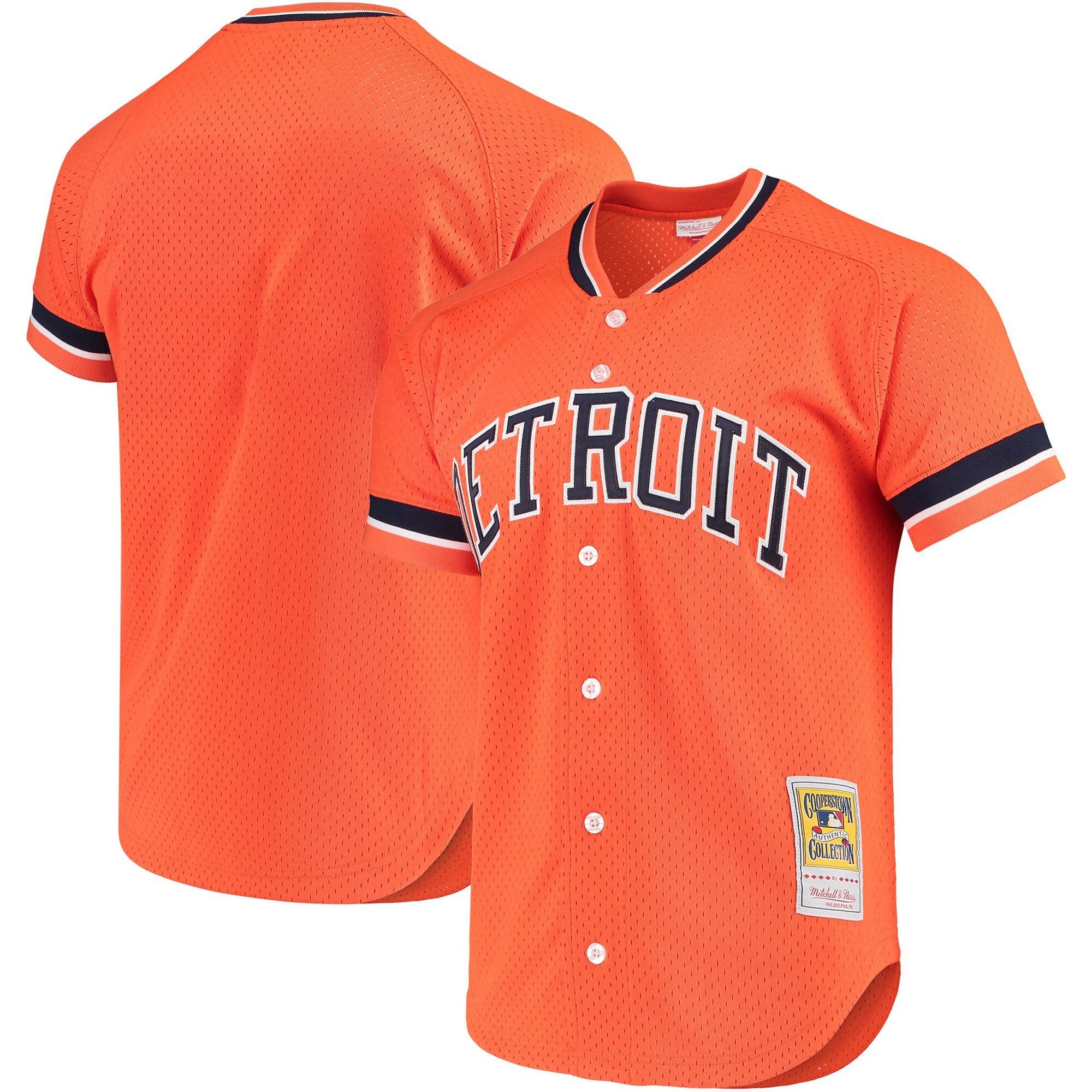 Men’s Detroit Throwback Jersey – Cooperstown Collection