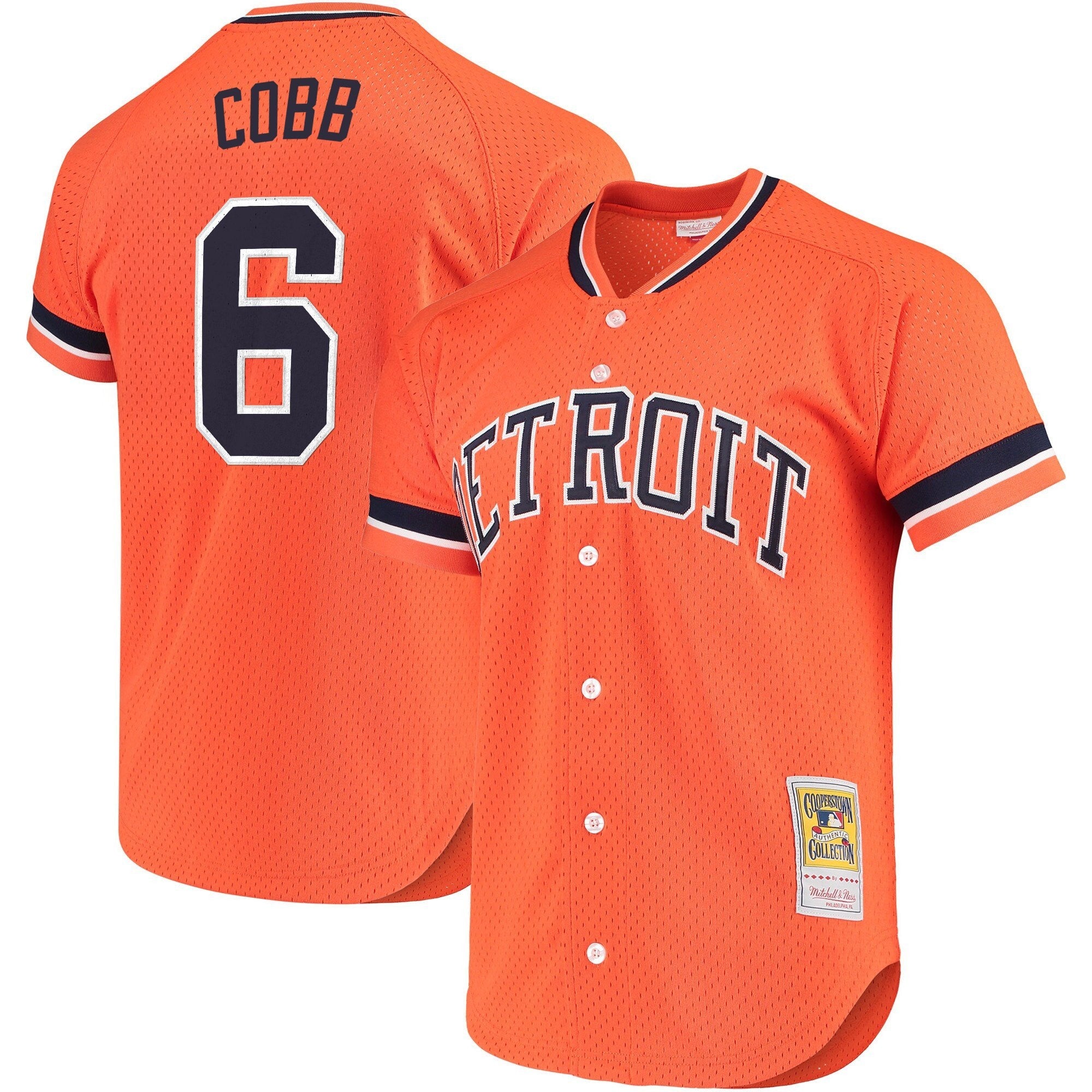 Men’s Detroit Throwback Jersey – Cooperstown Collection
