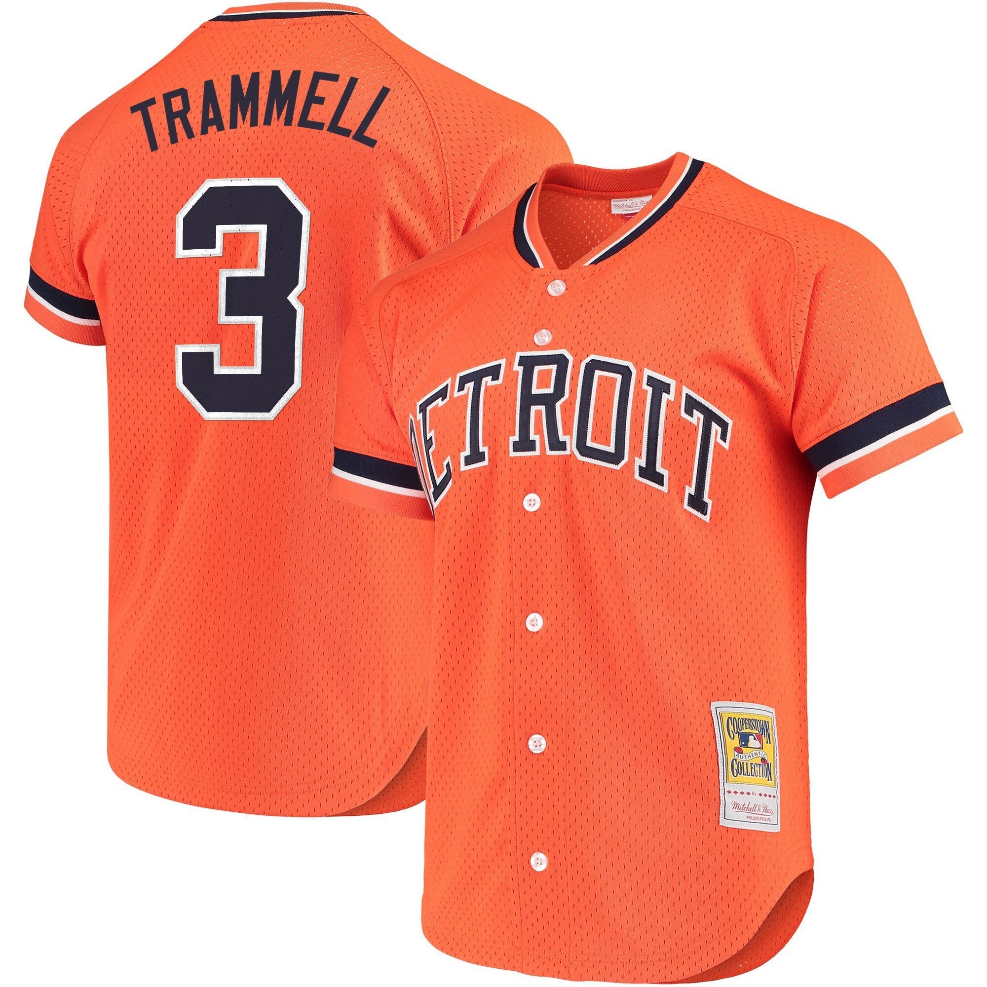 Men’s Detroit Throwback Jersey – Cooperstown Collection