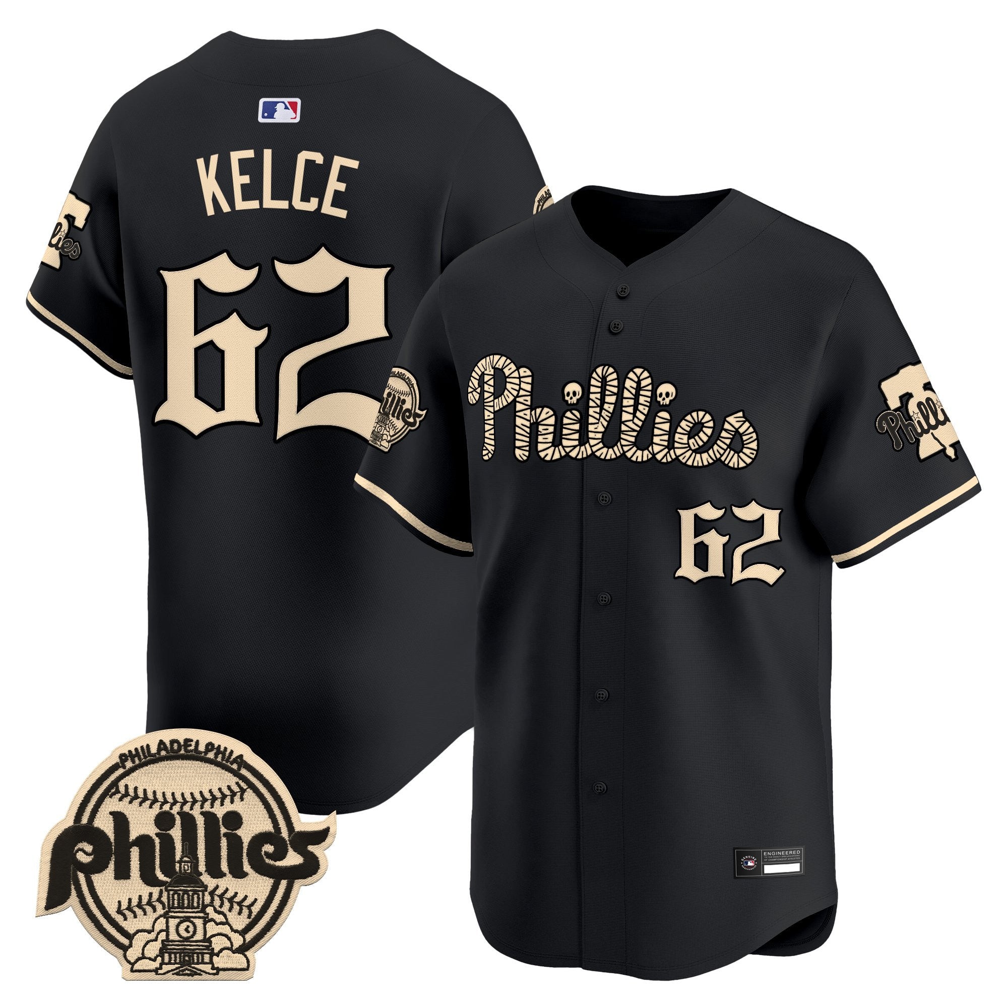 Philadelphia ‘Halloween Mummy Edition’ Premier Limited Jersey – Stitched