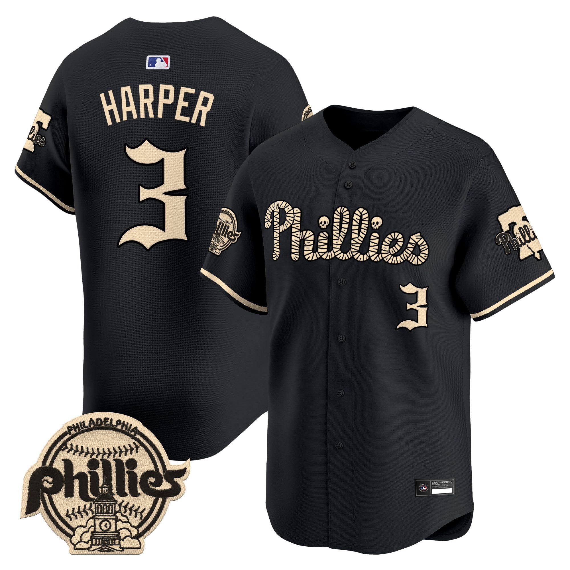 Philadelphia ‘Halloween Mummy Edition’ Premier Limited Jersey – Stitched