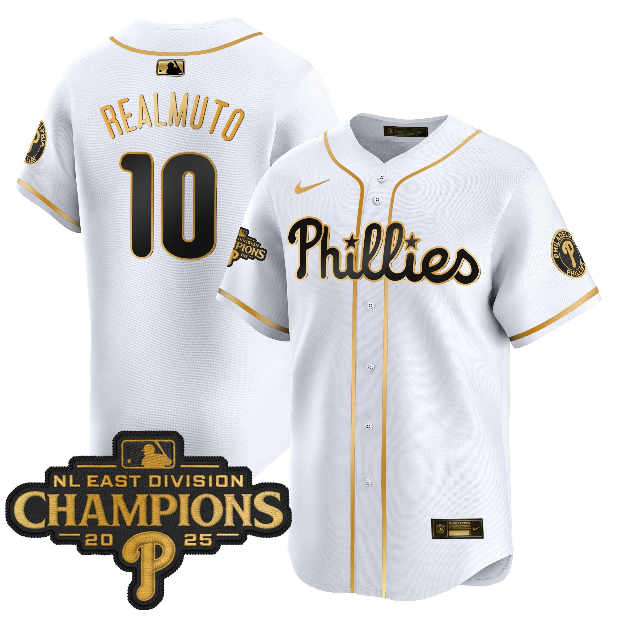 Men’s Philadelphia 2025 NL East Division Champions Patch Vapor Premier Limited Jersey