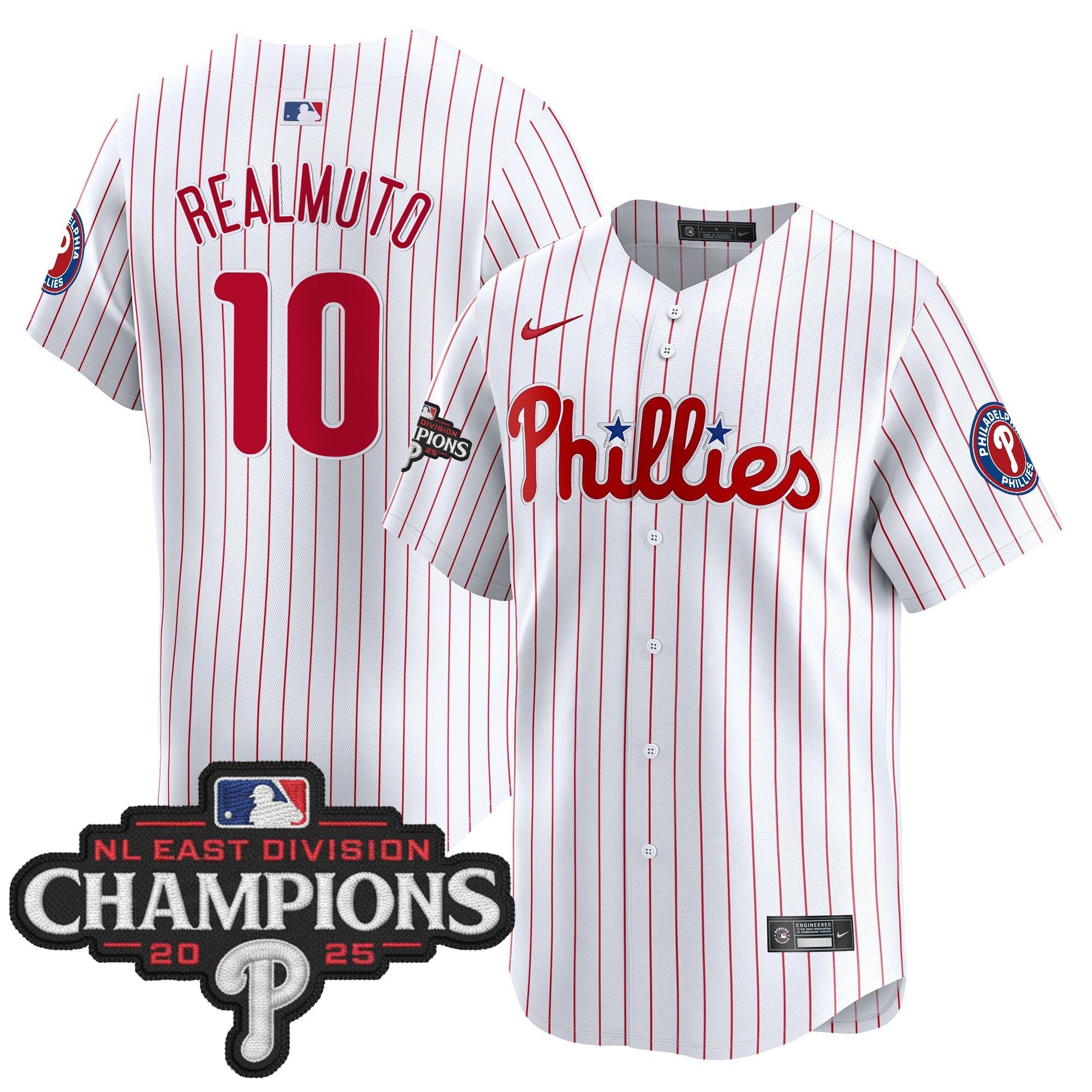 Men’s Philadelphia 2025 NL East Division Champions Patch Vapor Premier Limited Jersey
