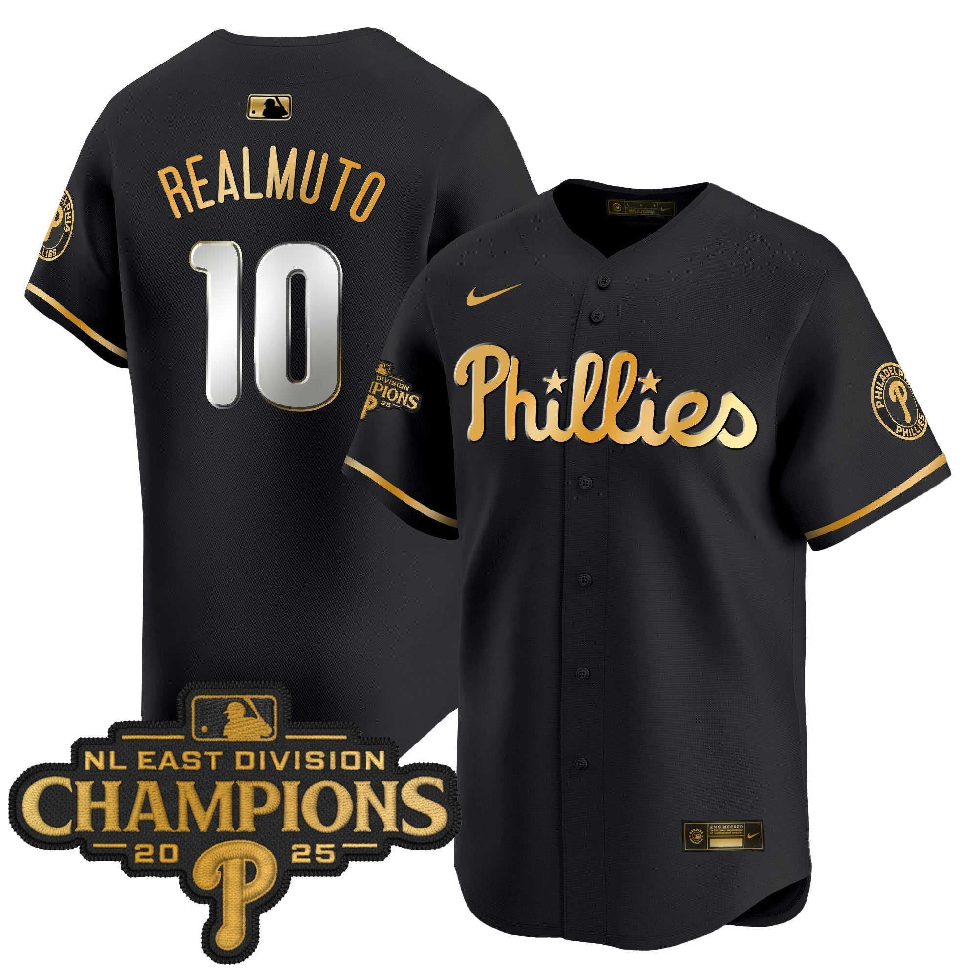 Men’s Philadelphia 2025 NL East Division Champions Patch Vapor Premier Limited Jersey