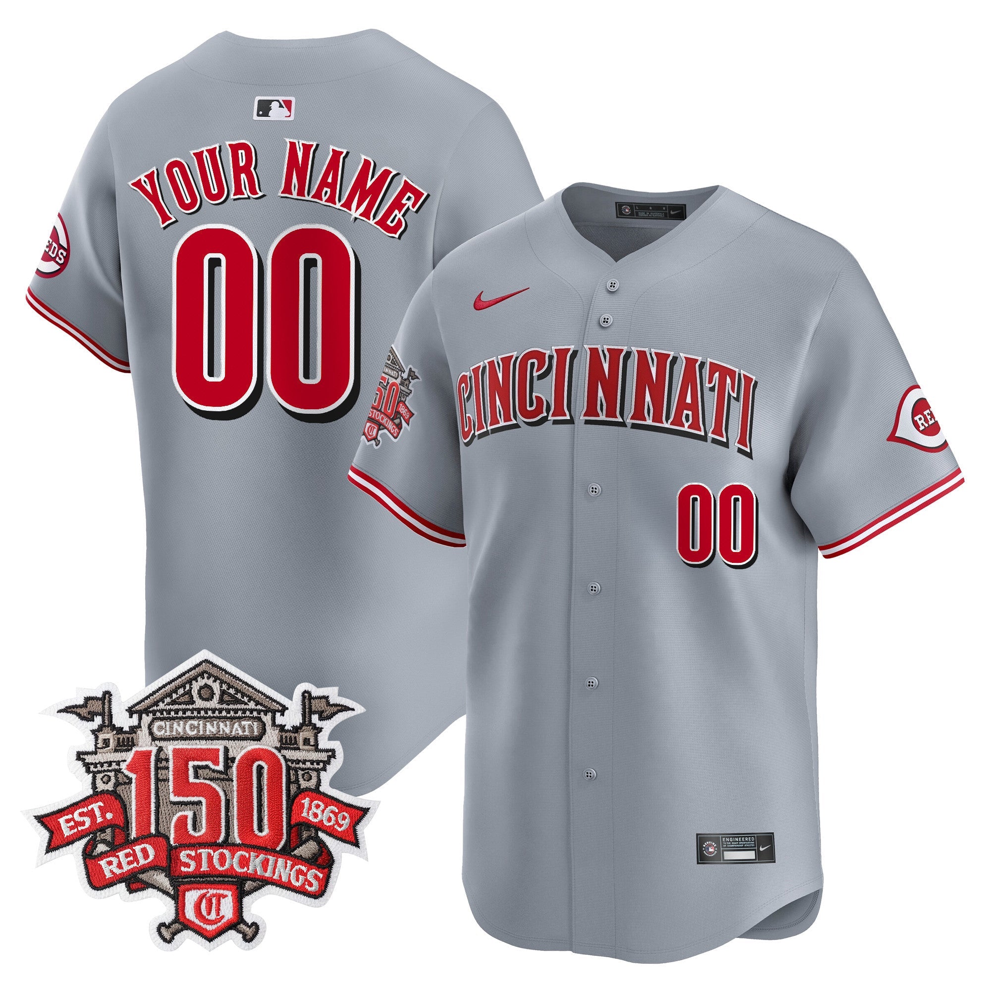 150th Anniversary Patch Vapor Premier Limited Custom Jersey