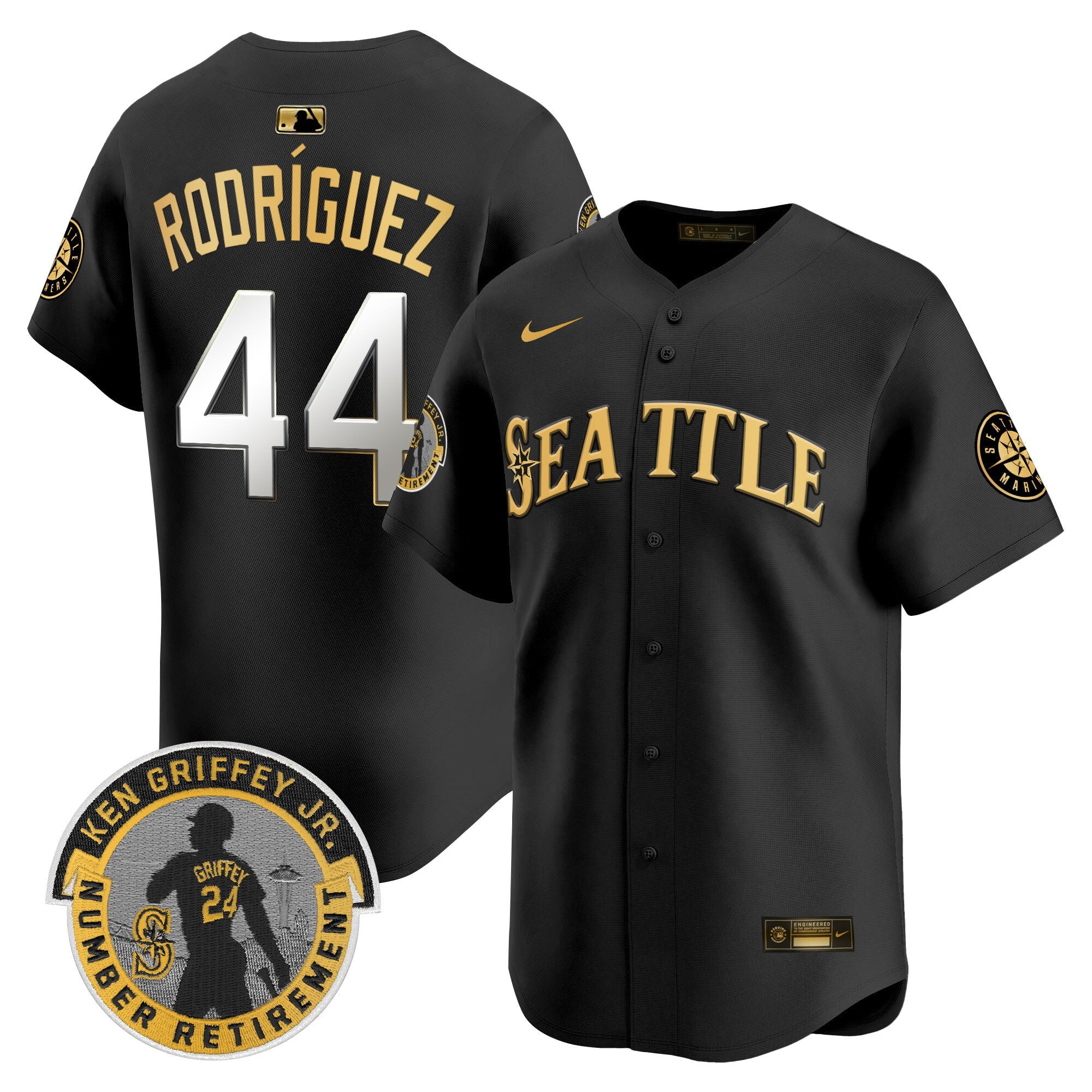 Men’s 2025 Ken Griffey Jr. Patch Vapor Premier Limited Jersey