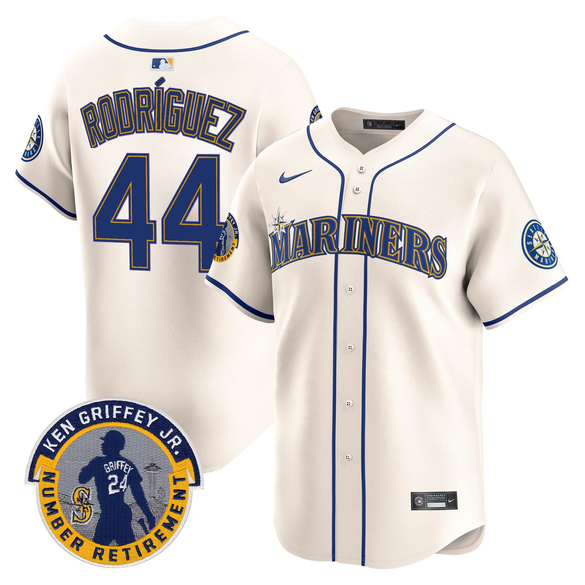 Men’s 2025 Ken Griffey Jr. Patch Vapor Premier Limited Jersey