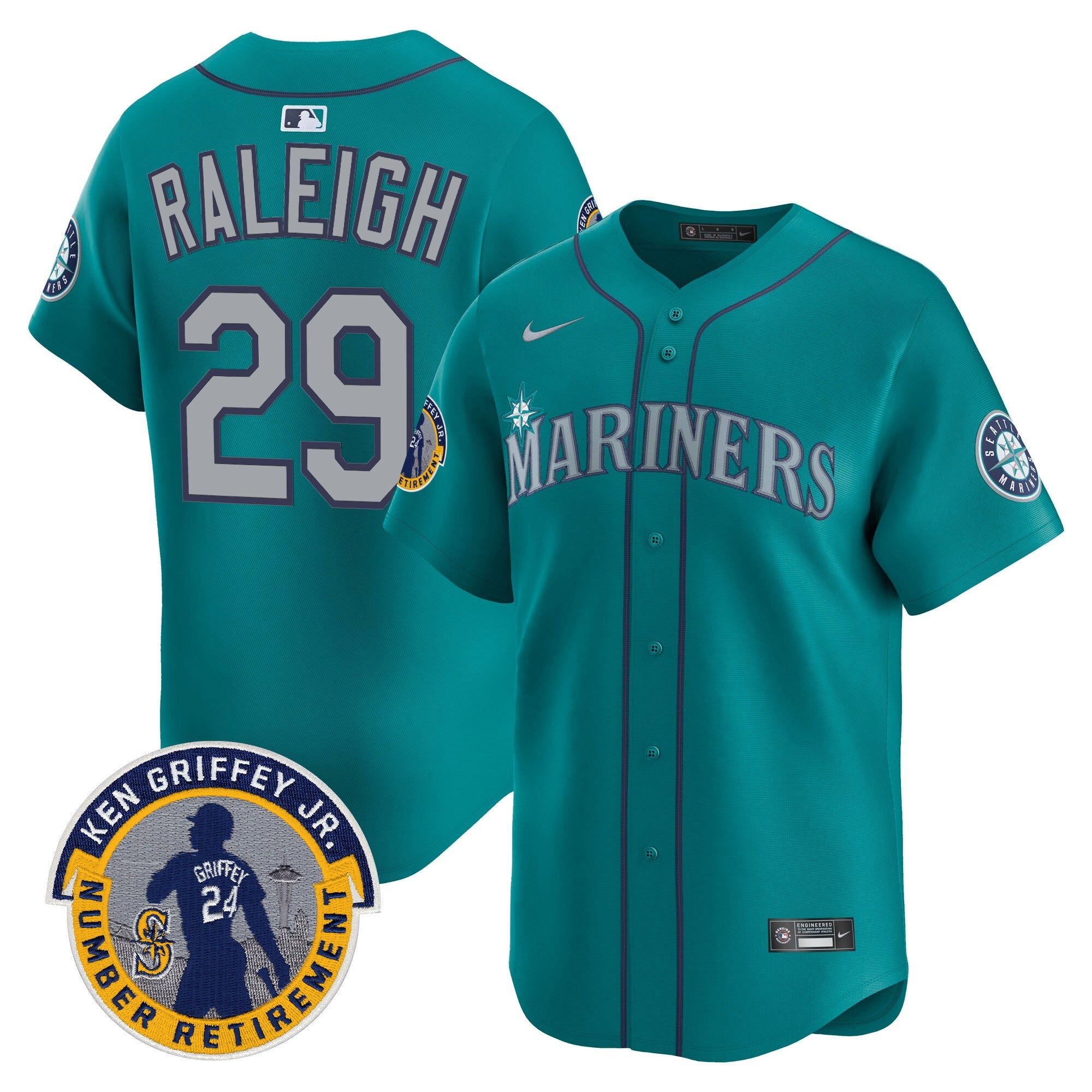 Men’s 2025 Ken Griffey Jr. Patch Vapor Premier Limited Jersey