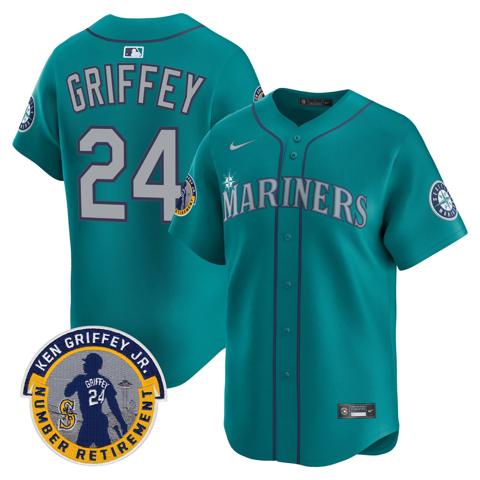 Men’s 2025 Ken Griffey Jr. Patch Vapor Premier Limited Jersey