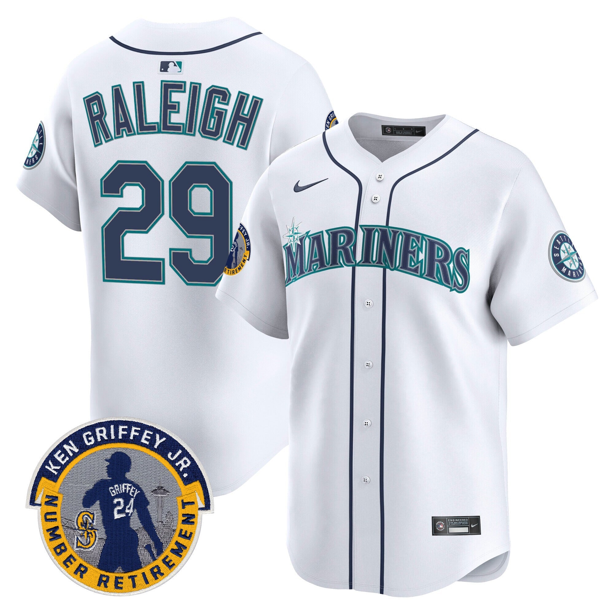 Men’s 2025 Ken Griffey Jr. Patch Vapor Premier Limited Jersey