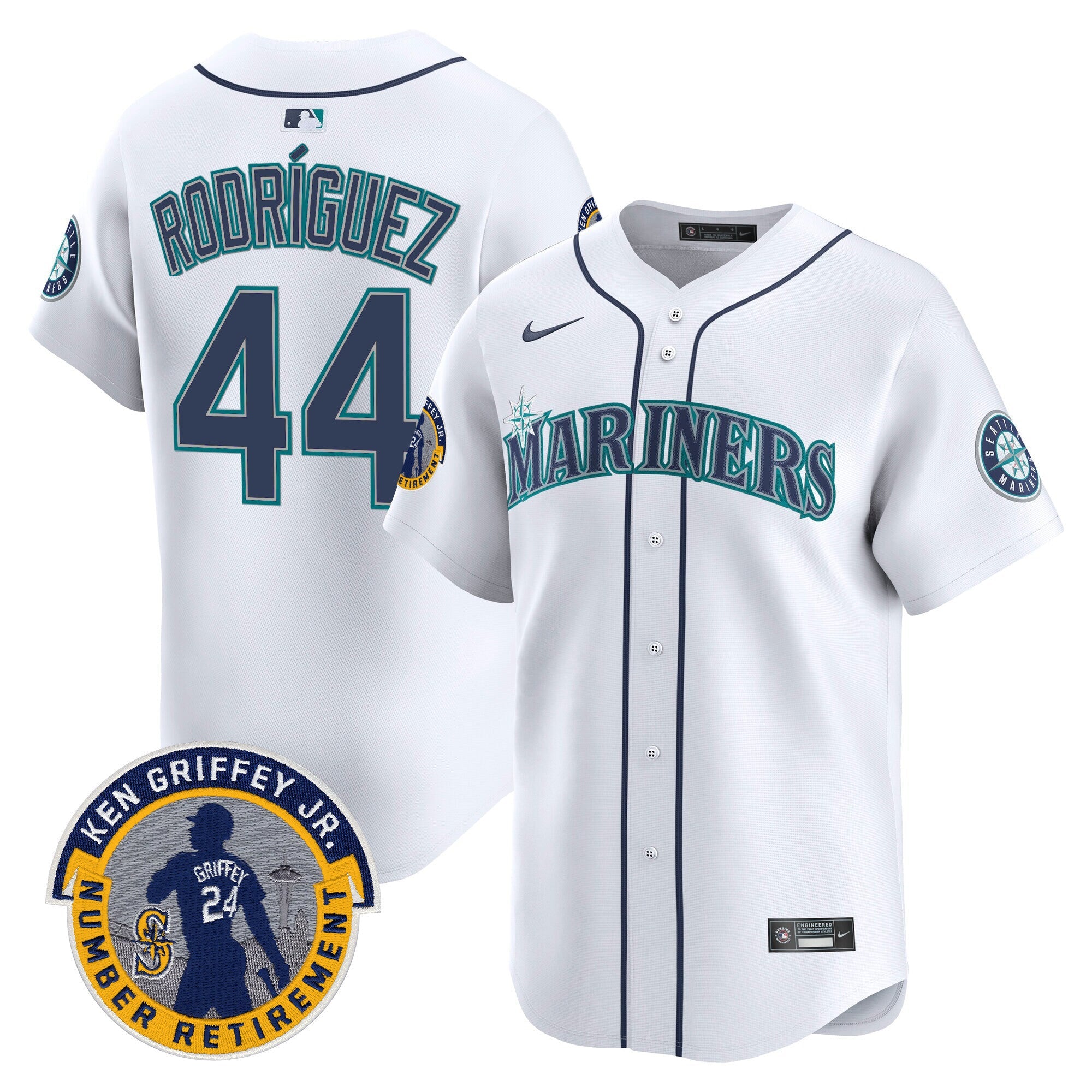 Men’s 2025 Ken Griffey Jr. Patch Vapor Premier Limited Jersey