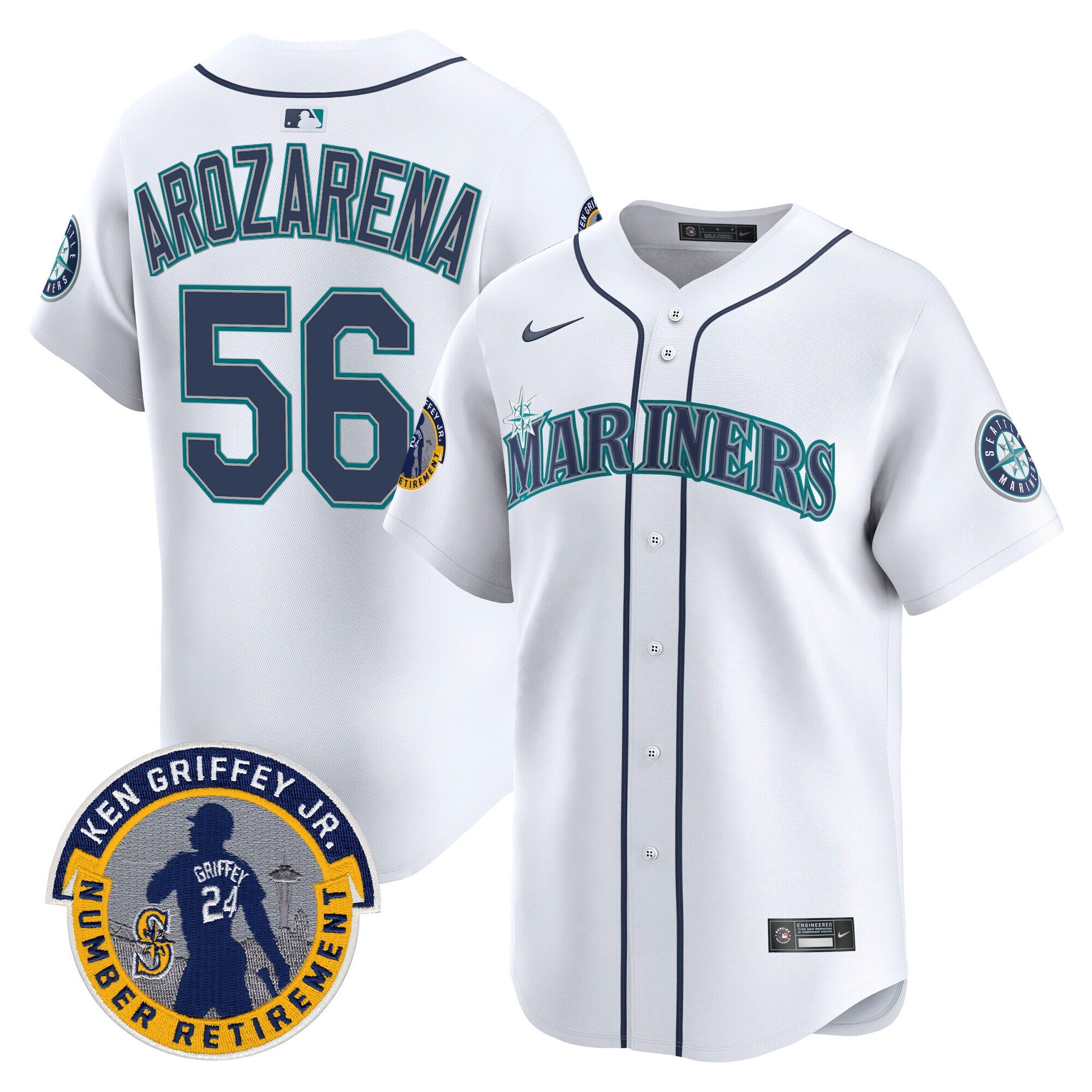 Men’s 2025 Ken Griffey Jr. Patch Vapor Premier Limited Jersey