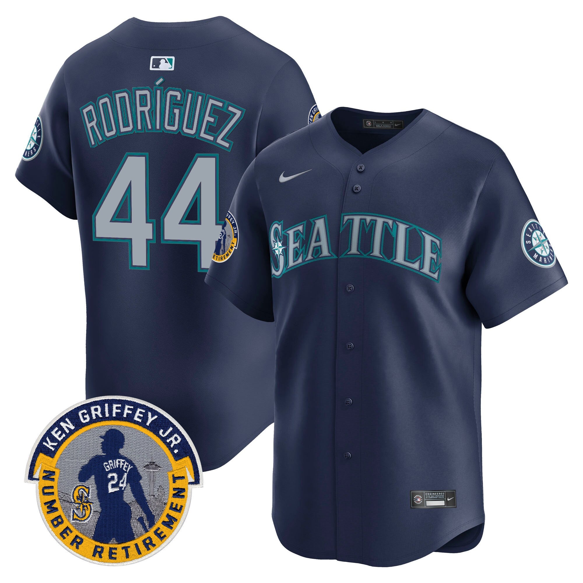 Men’s 2025 Ken Griffey Jr. Patch Vapor Premier Limited Jersey