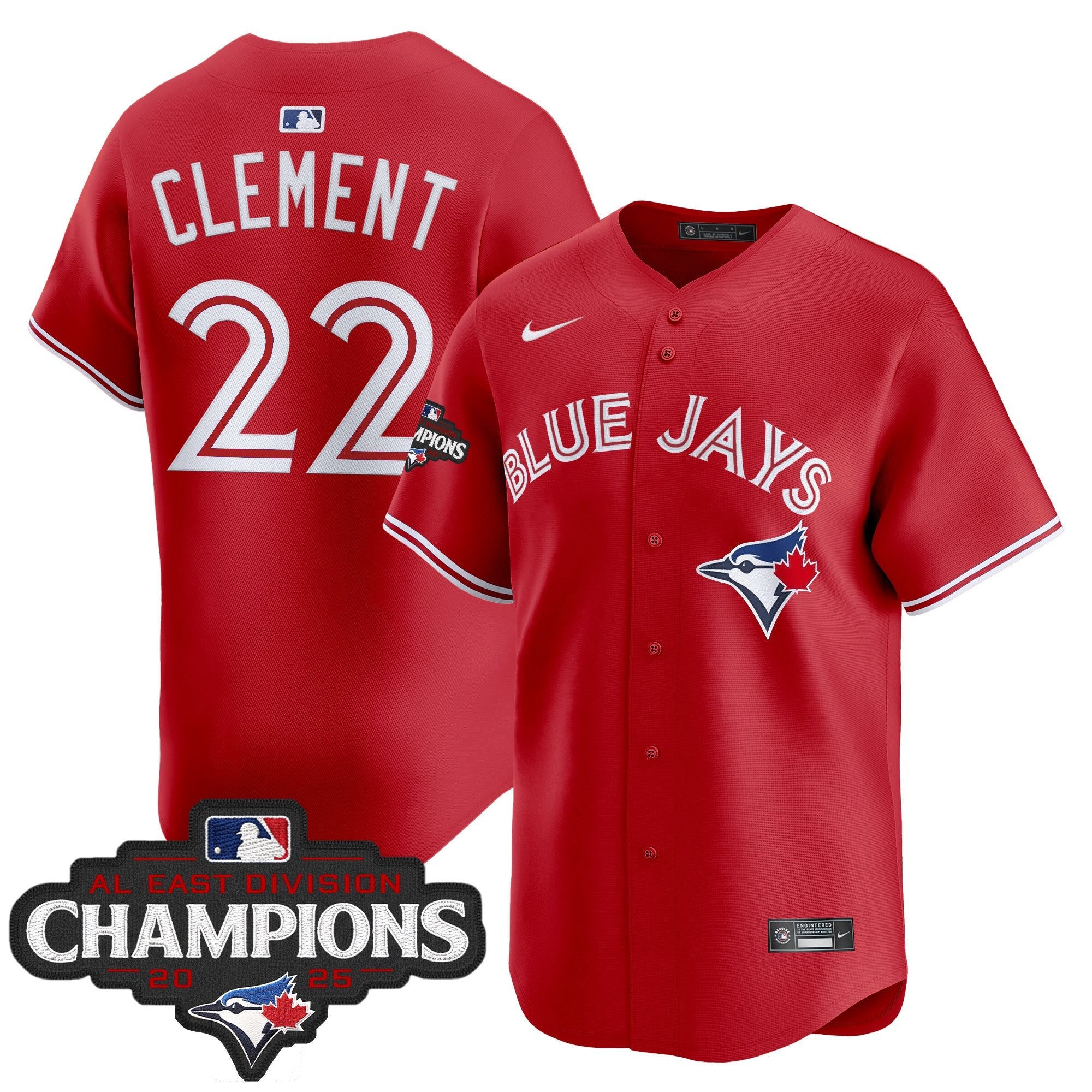 Men’s Toronto 2025 AL East Division Champions Vapor Premier Limited Jersey