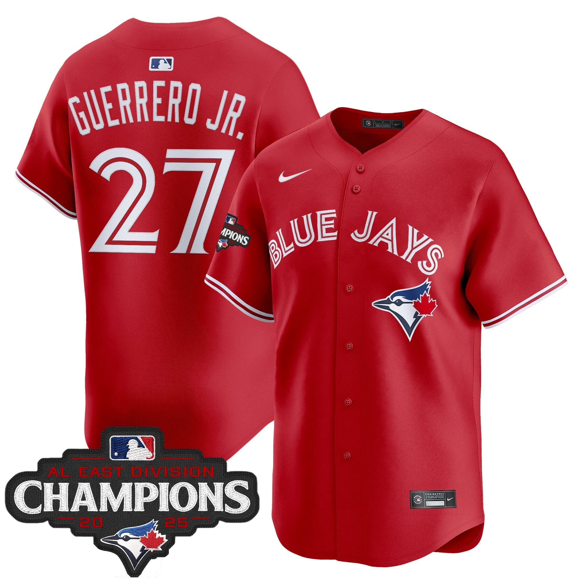 Men’s Toronto 2025 AL East Division Champions Vapor Premier Limited Jersey