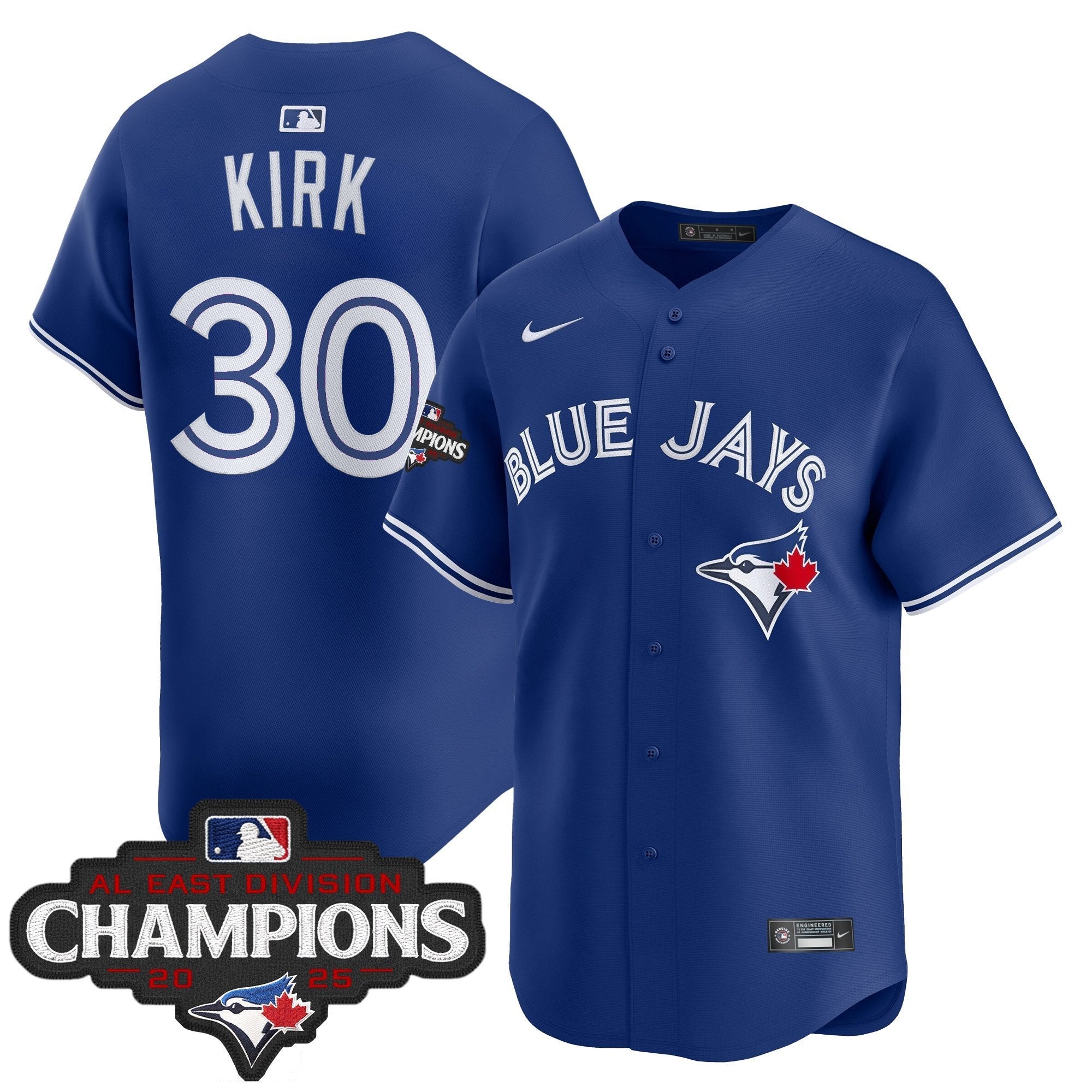 Men’s Toronto 2025 AL East Division Champions Vapor Premier Limited Jersey