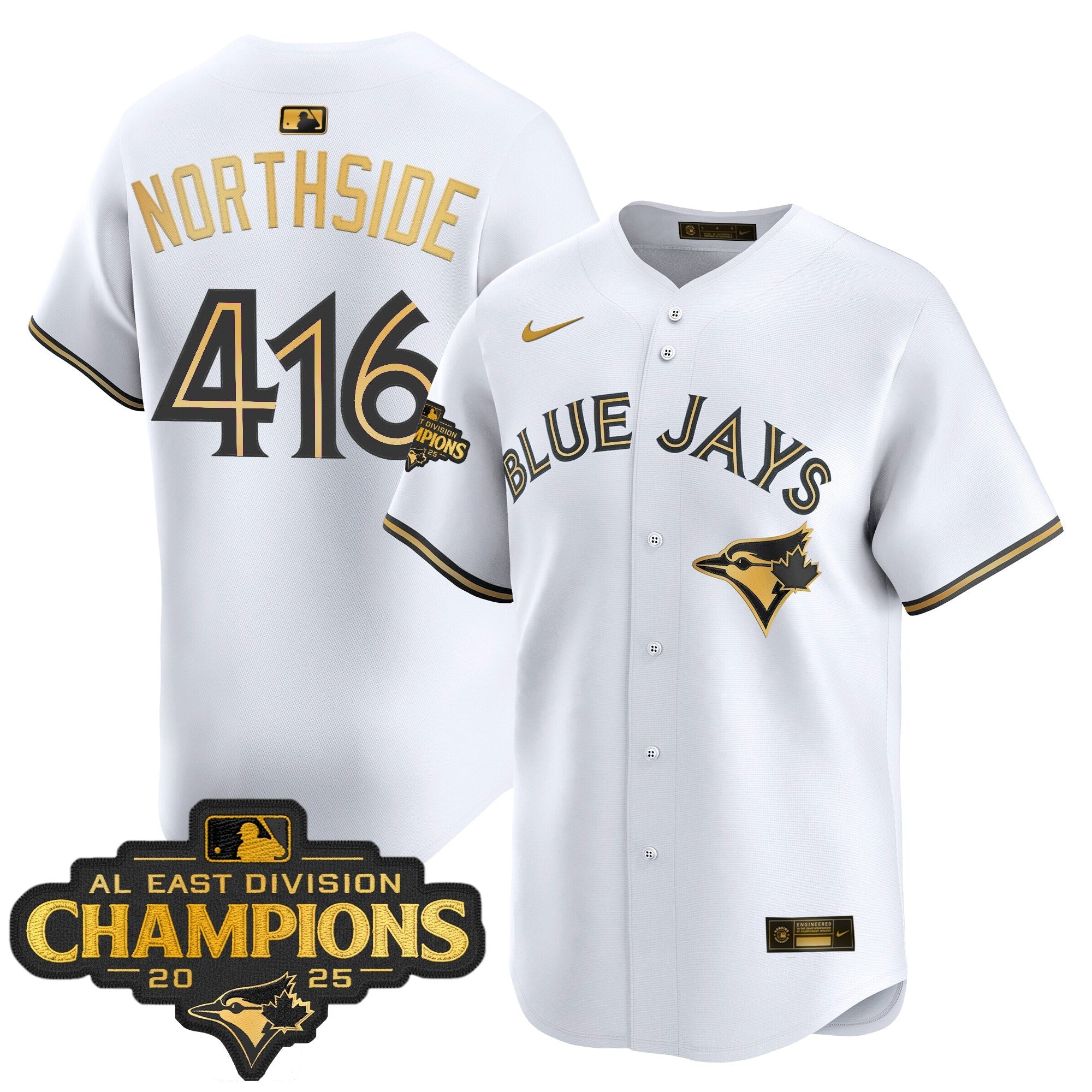 Men’s Toronto 2025 AL East Division Champions Vapor Premier Limited Jersey