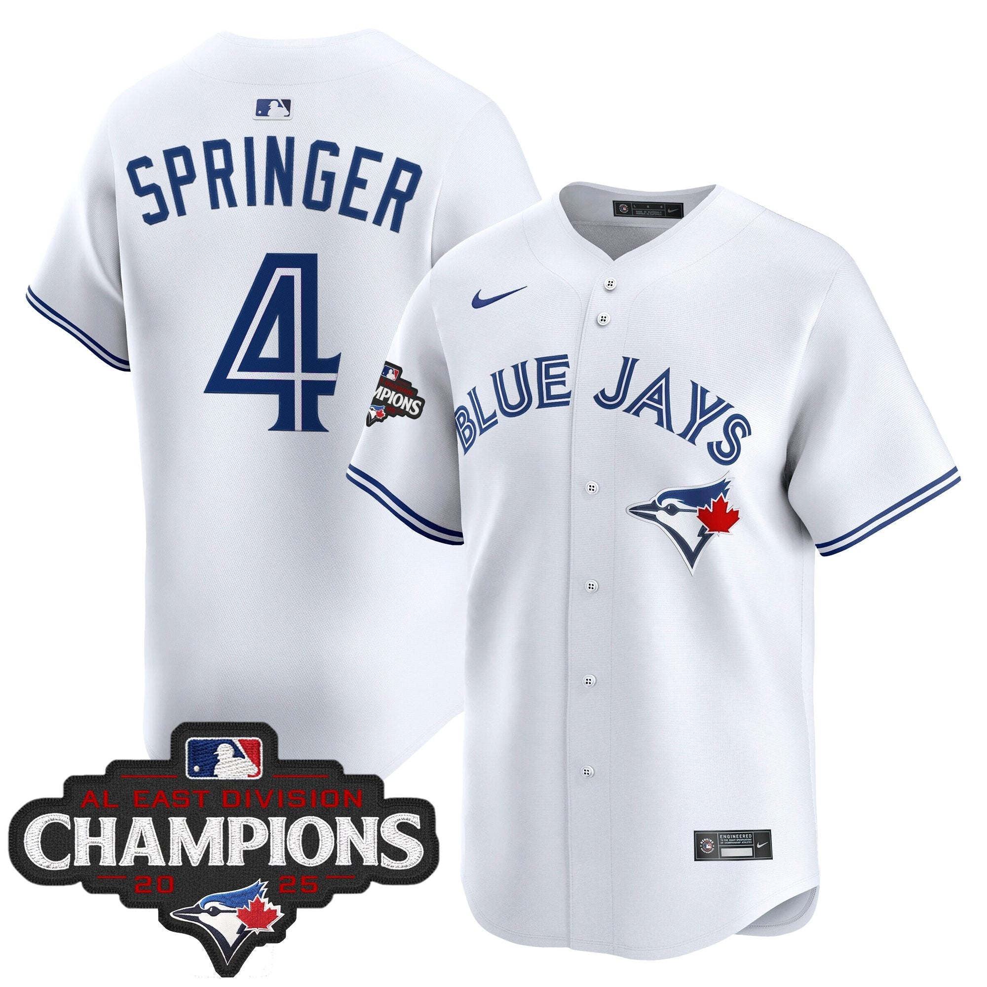 Men’s Toronto 2025 AL East Division Champions Vapor Premier Limited Jersey