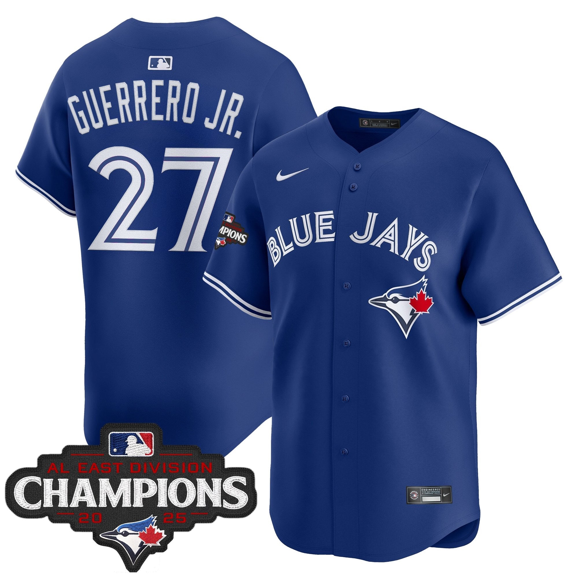 Men’s Toronto 2025 AL East Division Champions Vapor Premier Limited Jersey
