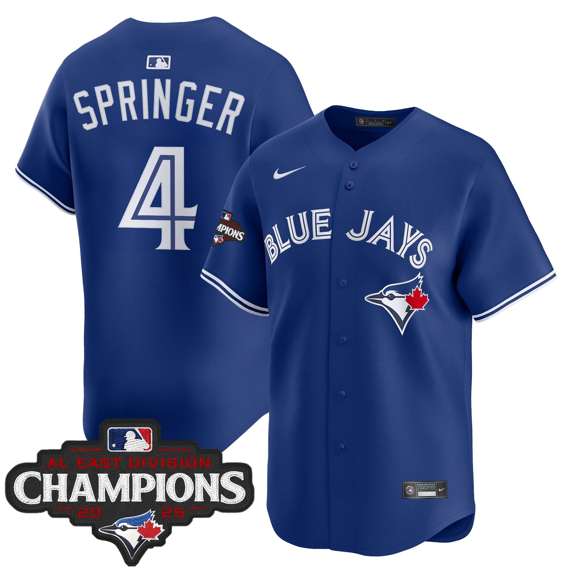 Men’s Toronto 2025 AL East Division Champions Vapor Premier Limited Jersey