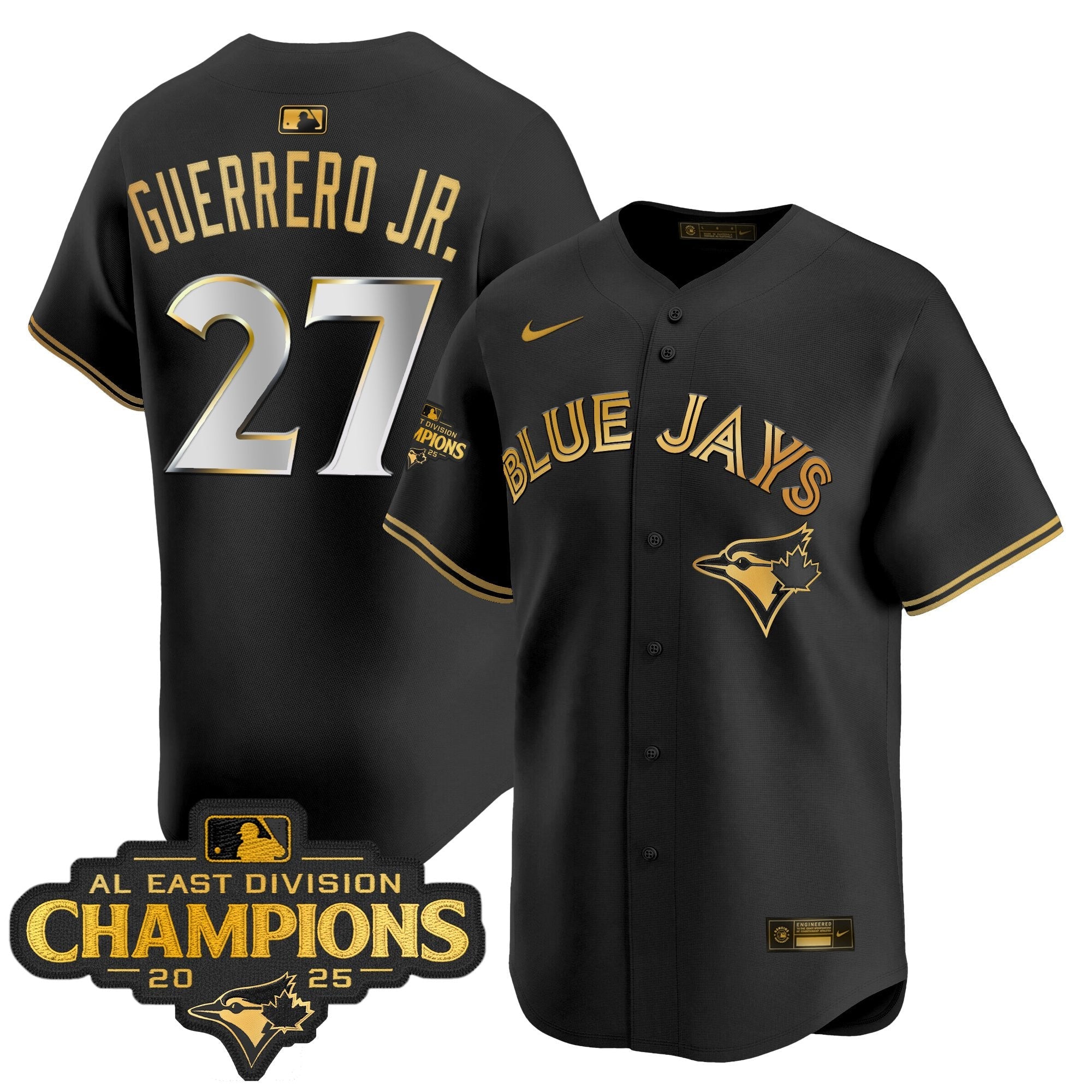 Men’s Toronto 2025 AL East Division Champions Vapor Premier Limited Jersey