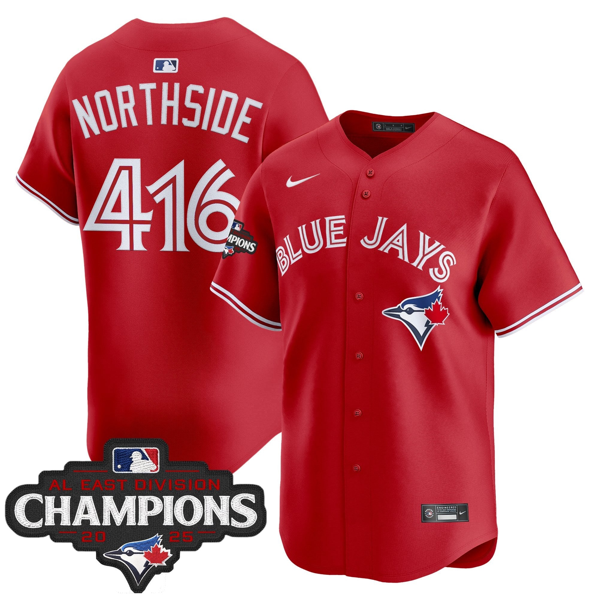 Men’s Toronto 2025 AL East Division Champions Vapor Premier Limited Jersey