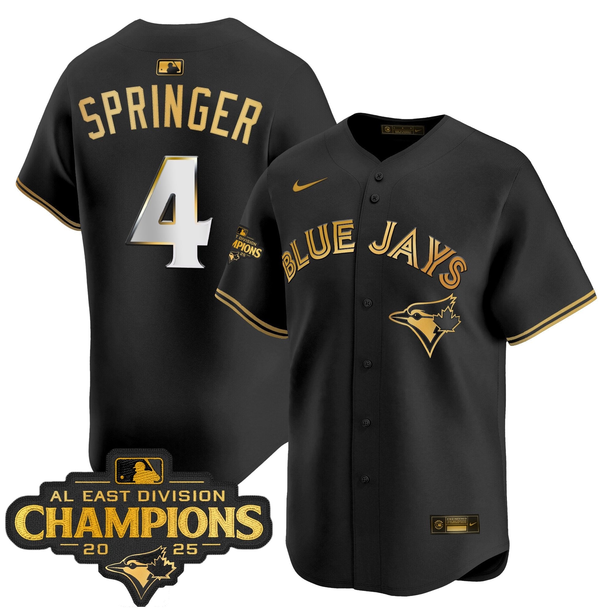 Men’s Toronto 2025 AL East Division Champions Vapor Premier Limited Jersey
