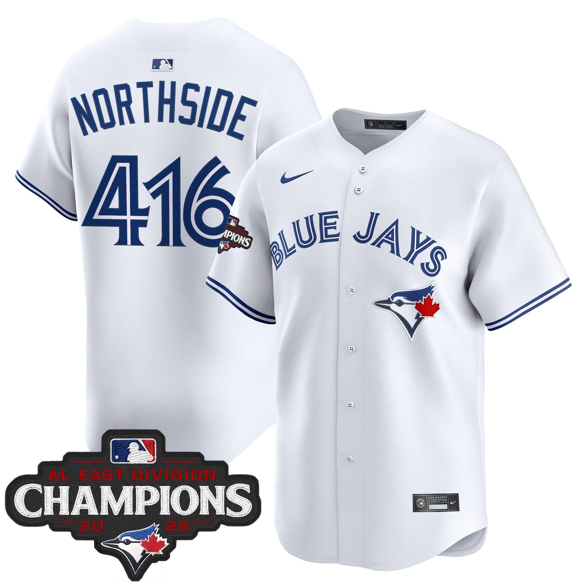 Men’s Toronto 2025 AL East Division Champions Vapor Premier Limited Jersey