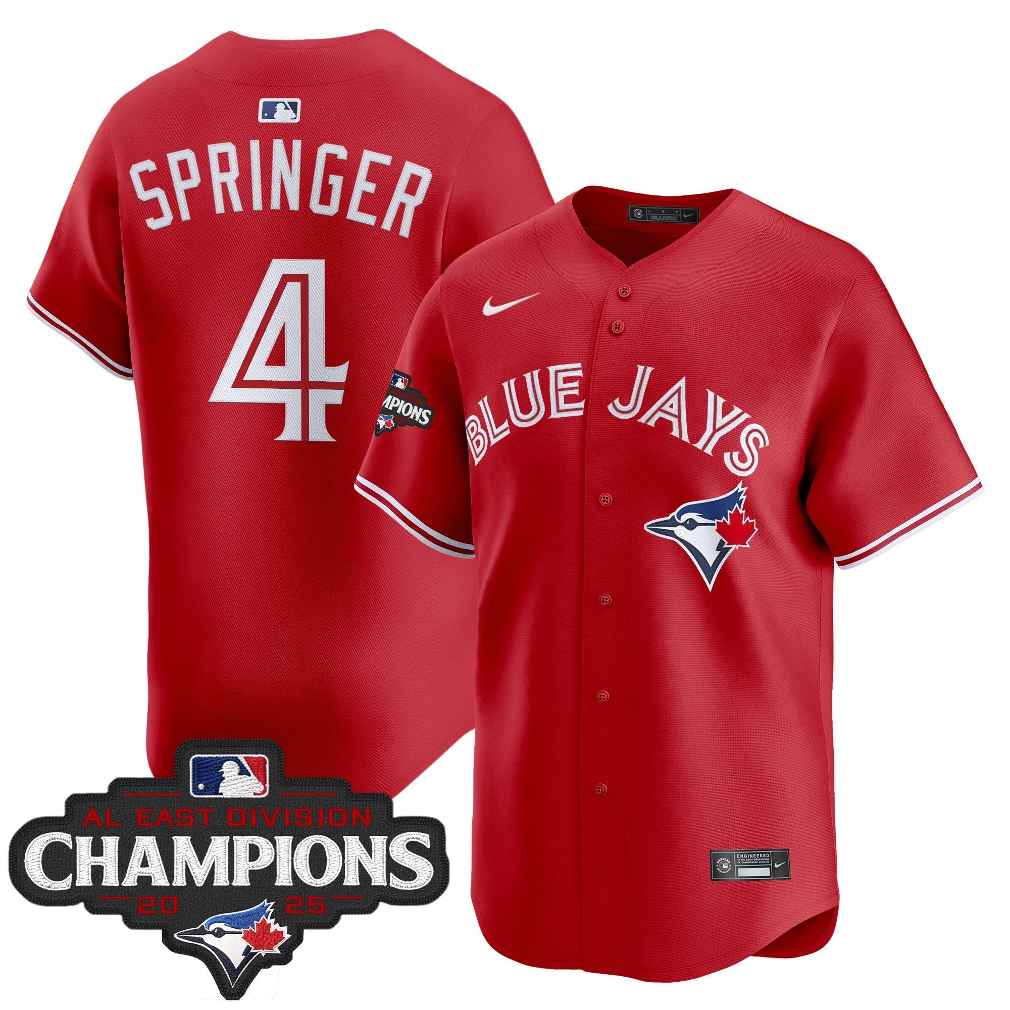 Men’s Toronto 2025 AL East Division Champions Vapor Premier Limited Jersey