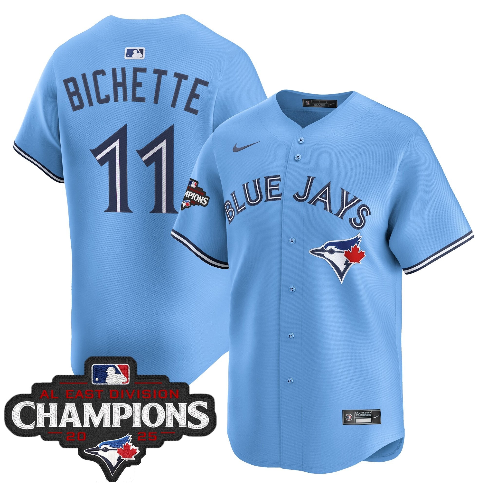 Men’s Toronto 2025 AL East Division Champions Vapor Premier Limited Jersey