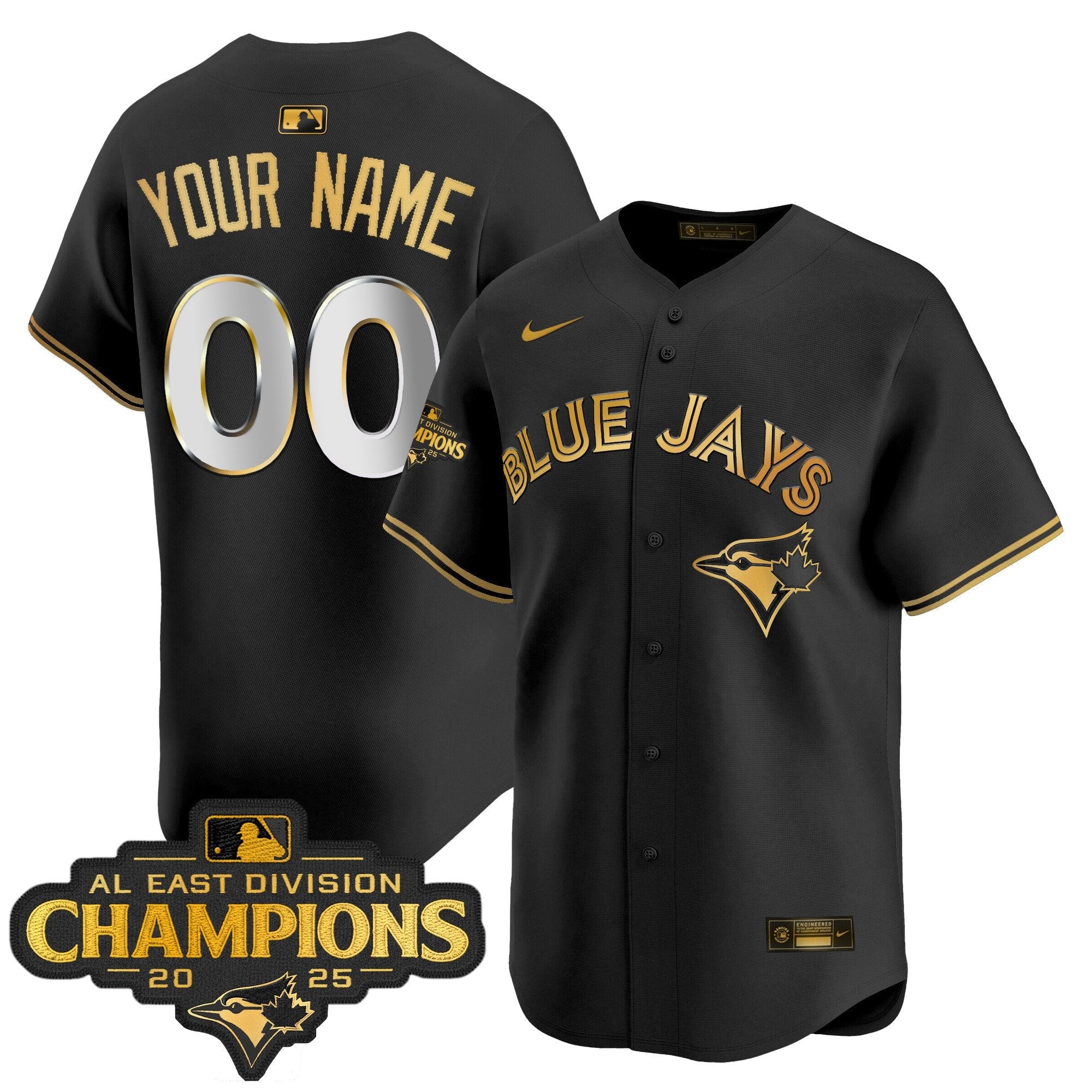 Toronto 2025 AL East Division Champions Vapor Premier Limited Custom Jersey