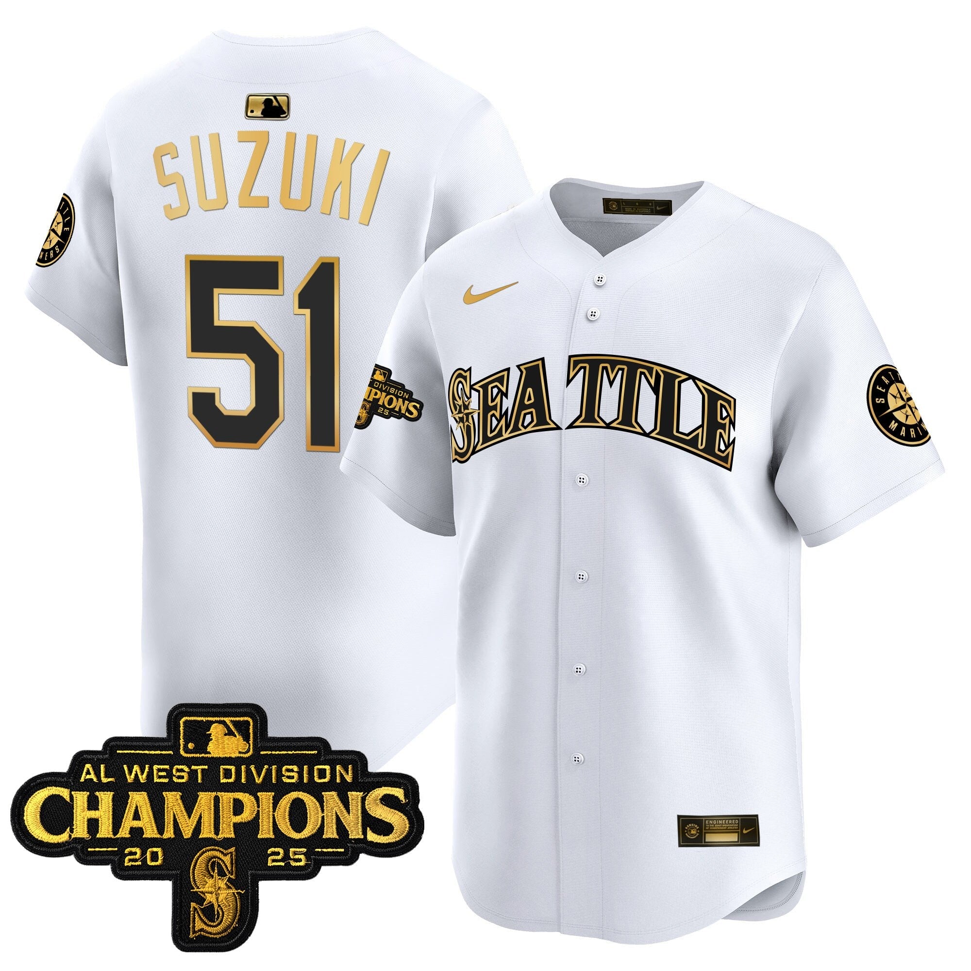 Men’s 2025 AL West Division Champions Vapor Premier Jersey