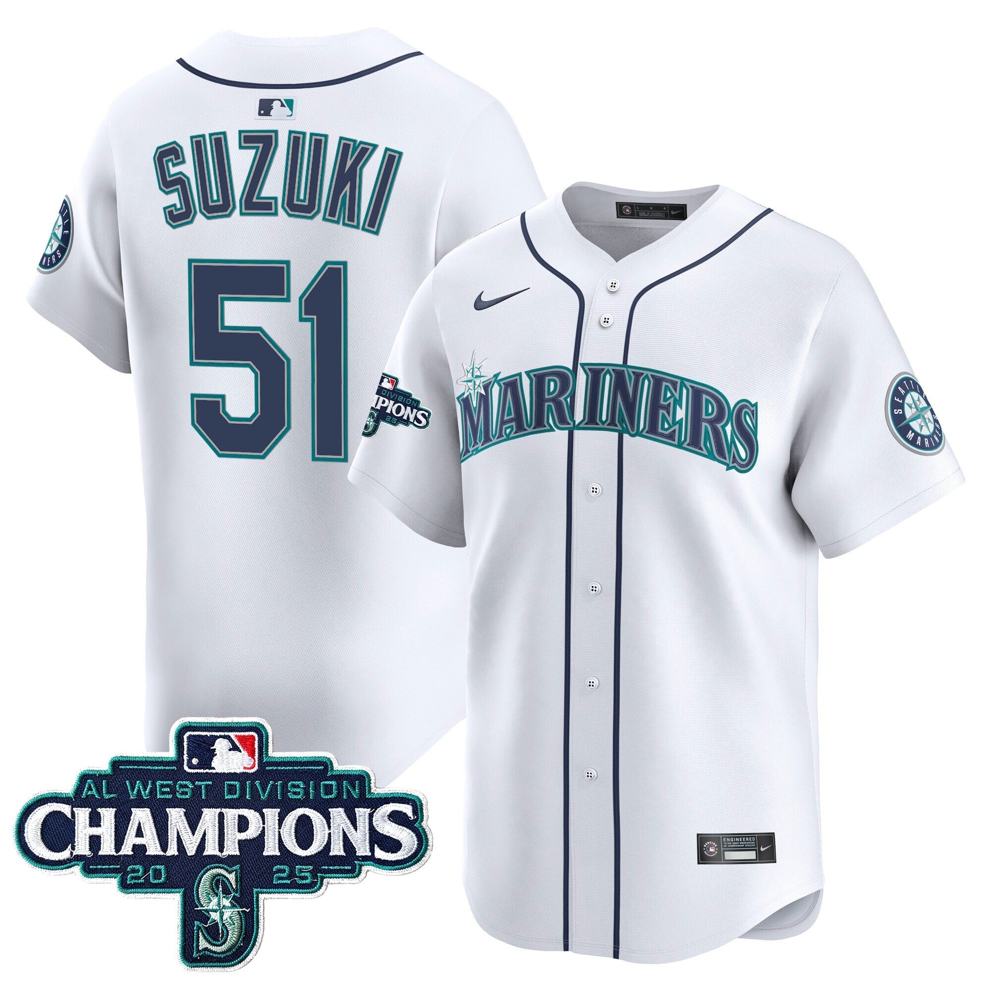 Men’s 2025 AL West Division Champions Vapor Premier Jersey