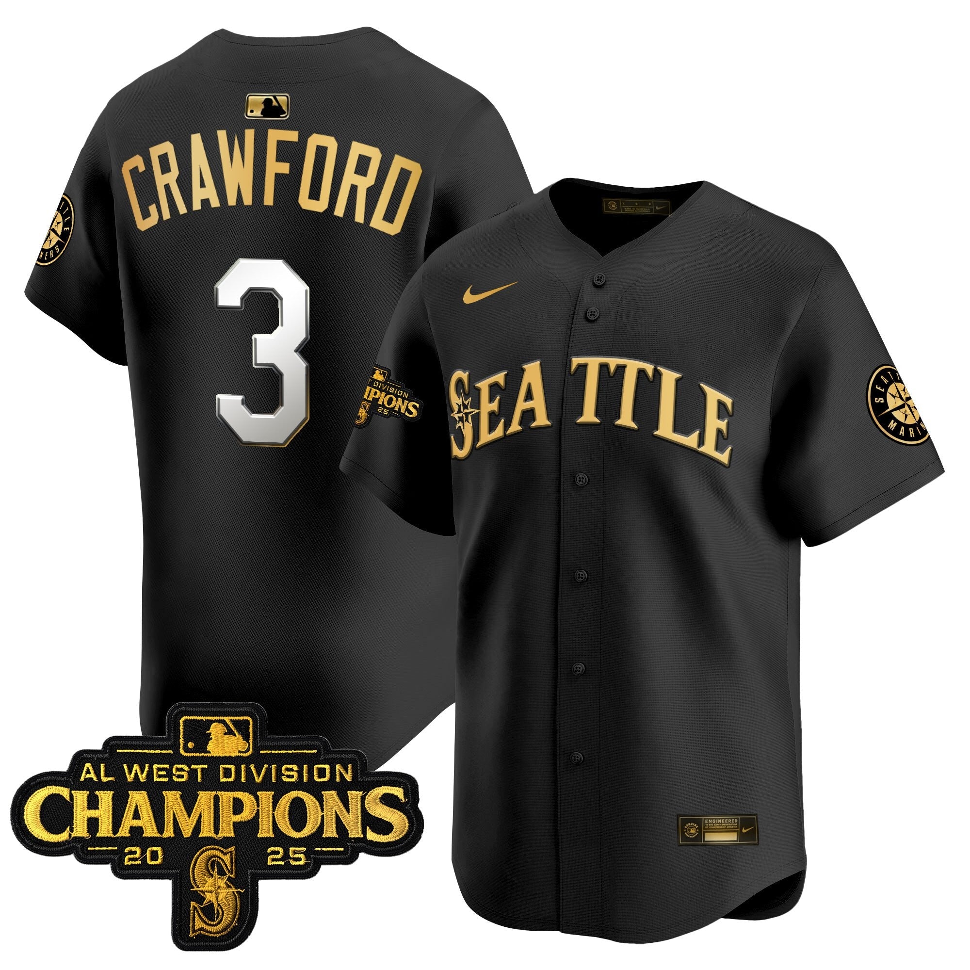 Men’s 2025 AL West Division Champions Vapor Premier Jersey
