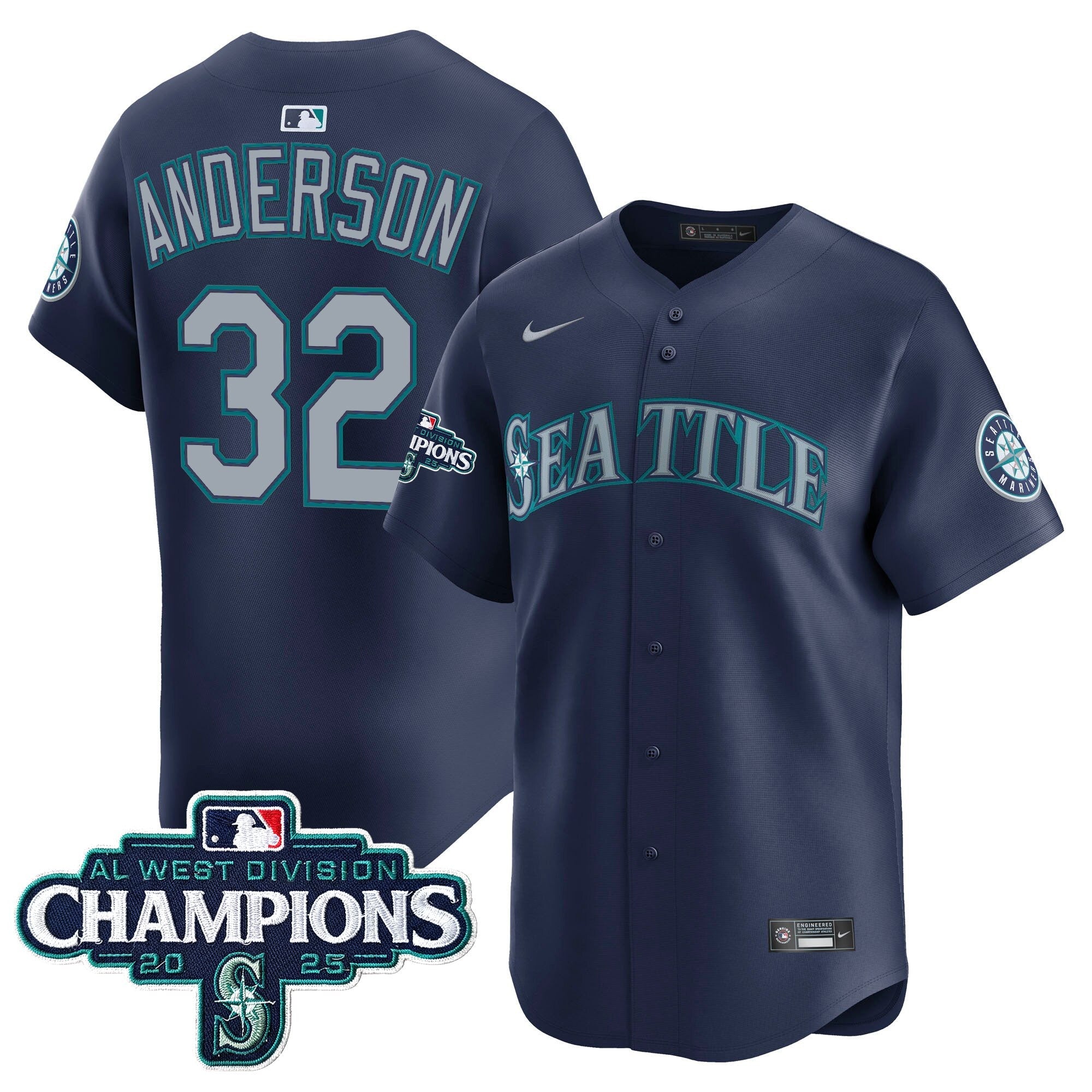 Men’s 2025 AL West Division Champions Vapor Premier Jersey