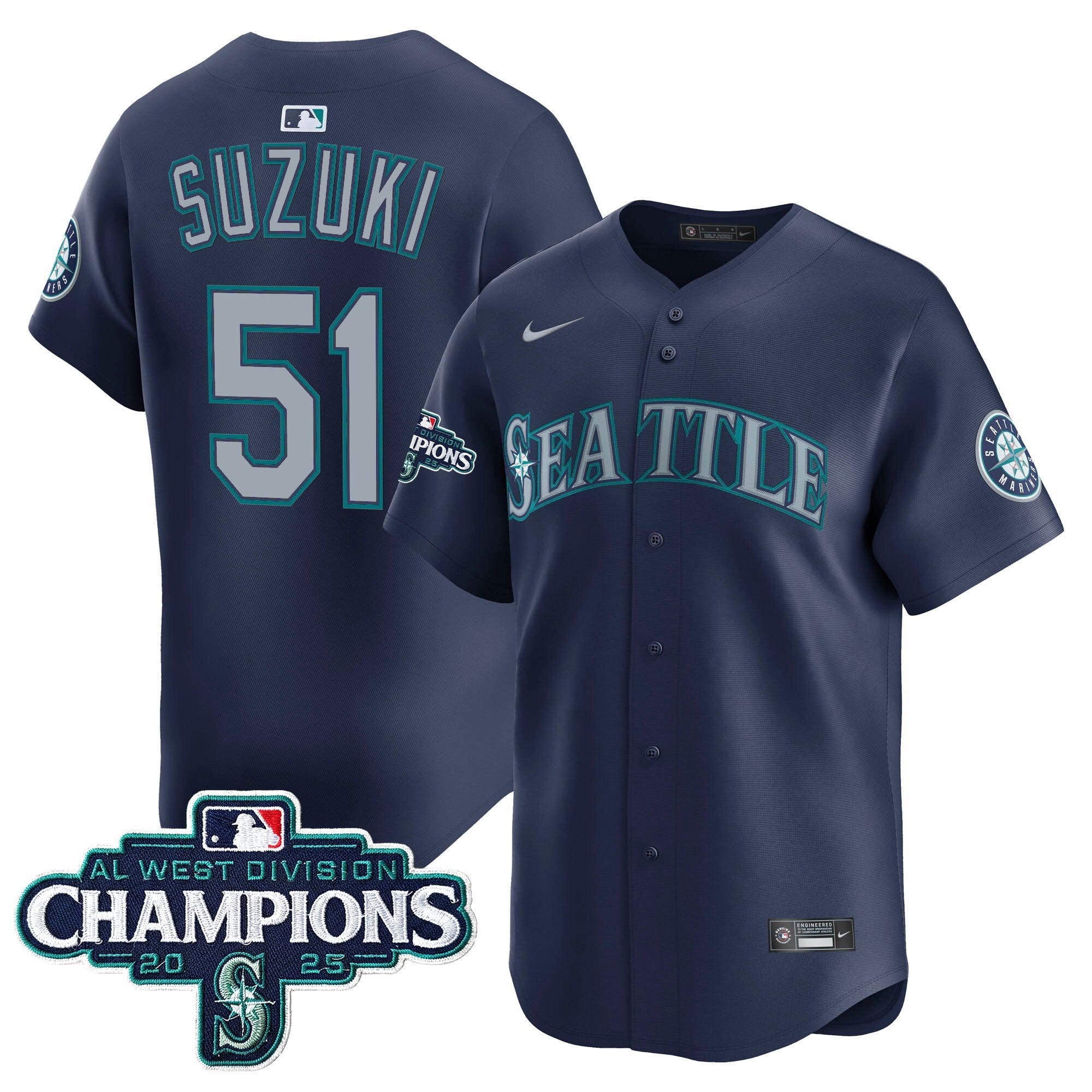 Men’s 2025 AL West Division Champions Vapor Premier Jersey
